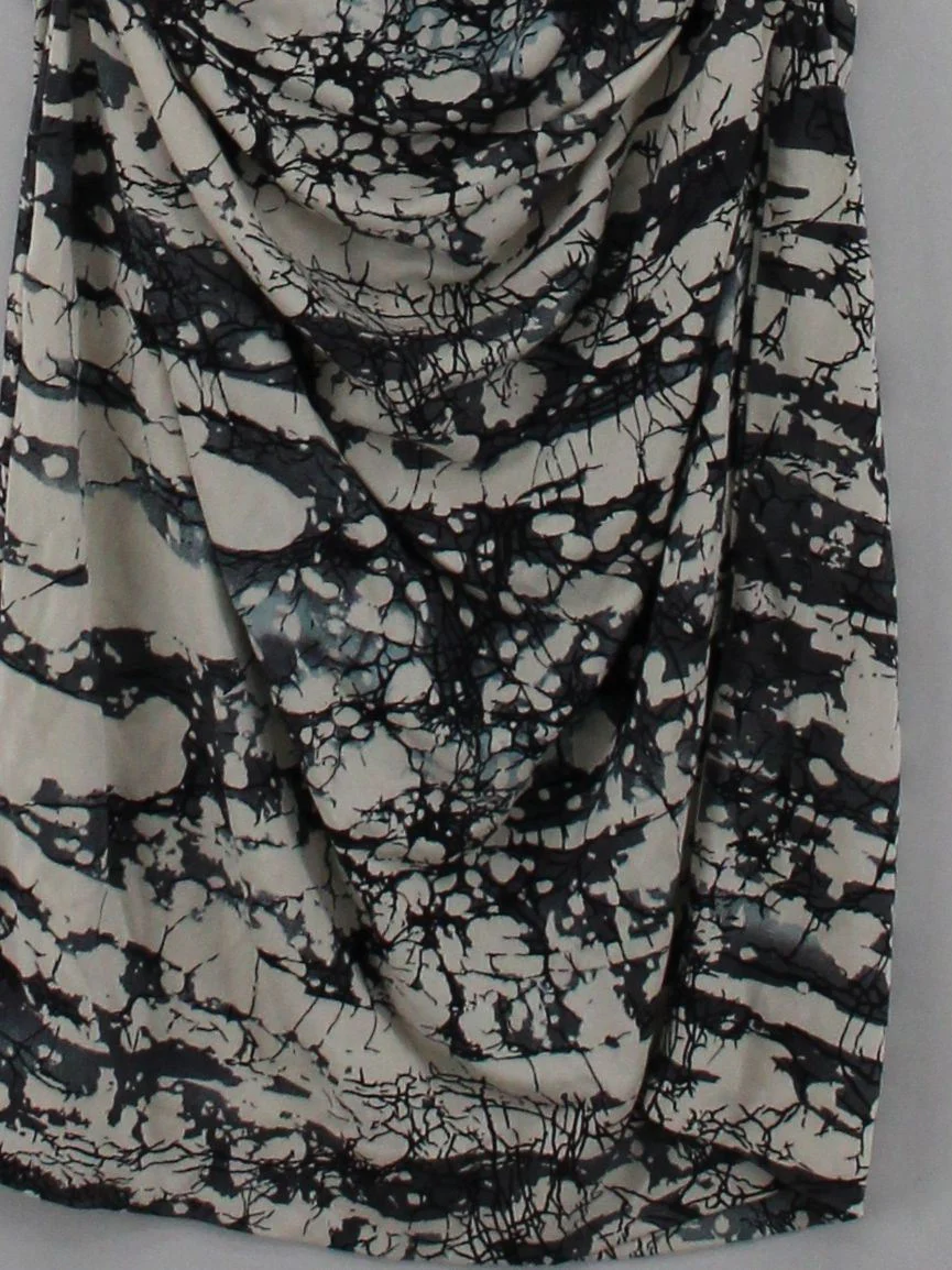 Diane von Furstenberg Bodycon Midi Dress UK2 in Multi - Image 4