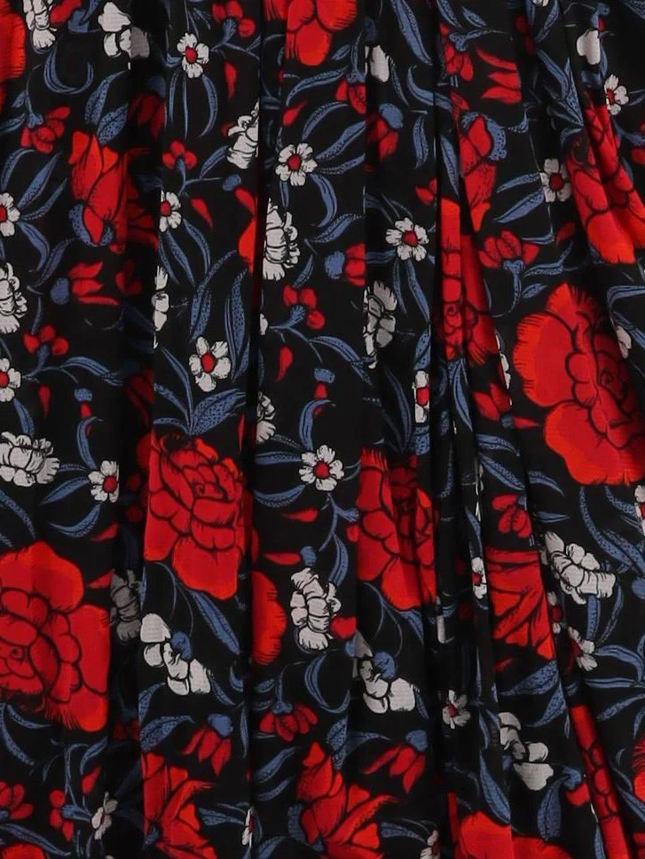 Diane von Furstenberg Maxi Dress L in Black - Image 4