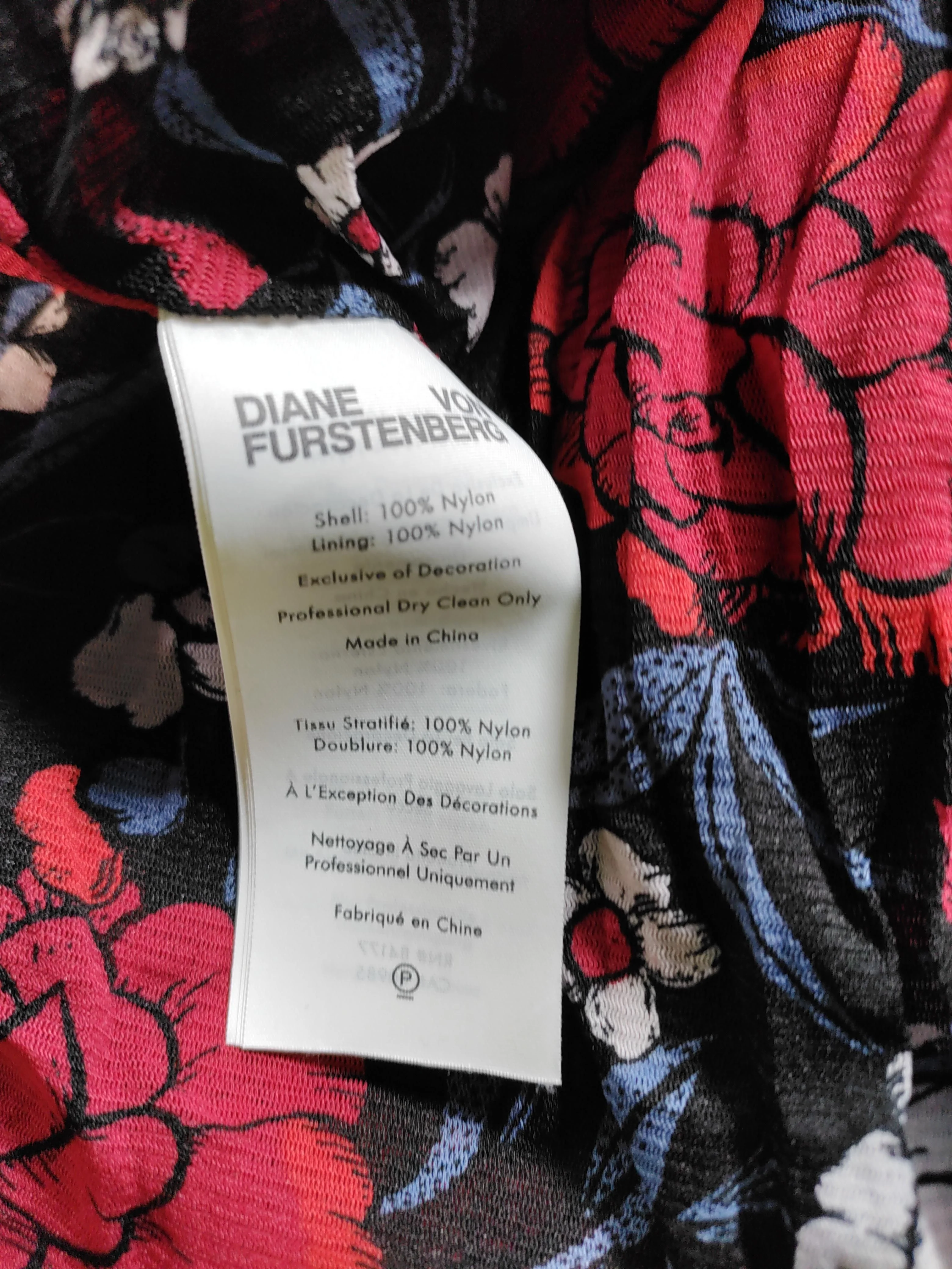 Diane von Furstenberg Maxi Dress L in Black - Image 6