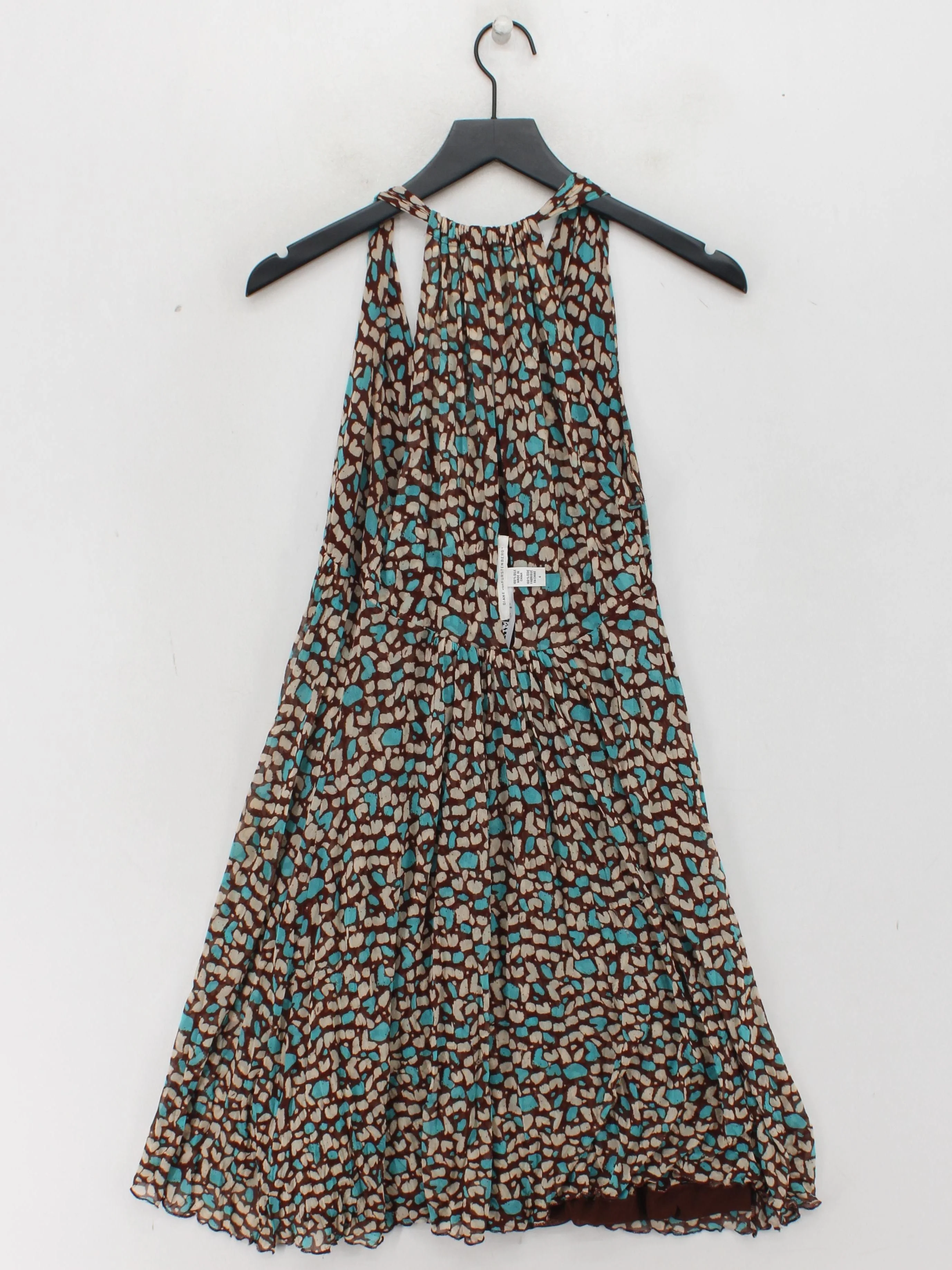Diane von Furstenberg Mini Dress in Brown - Image 2