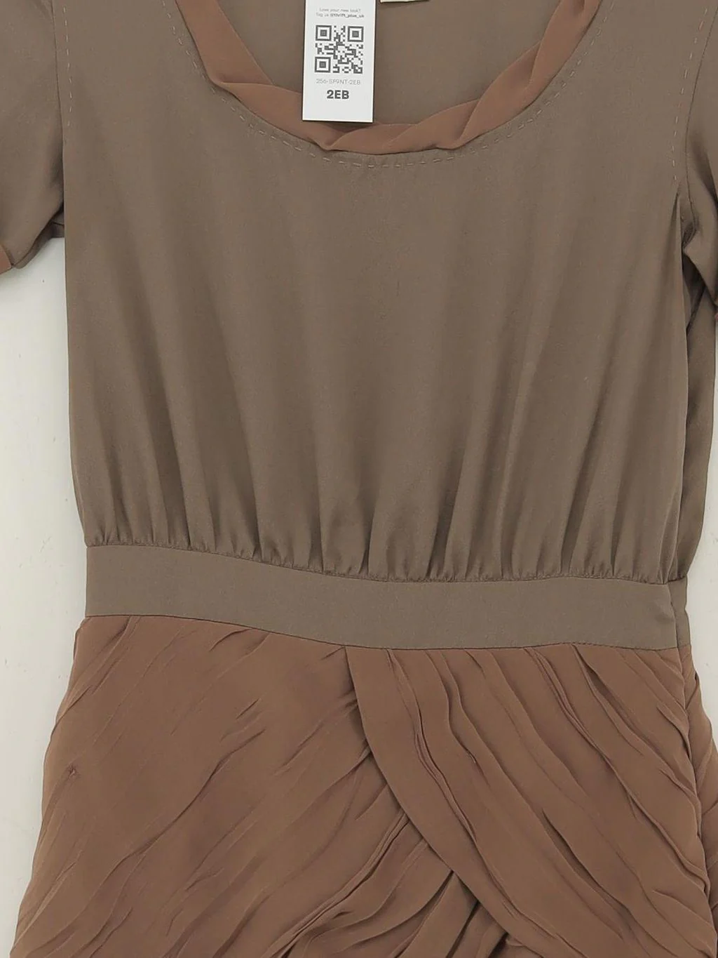Diane von Furstenberg Mini Dress UK2 in Brown - Image 3
