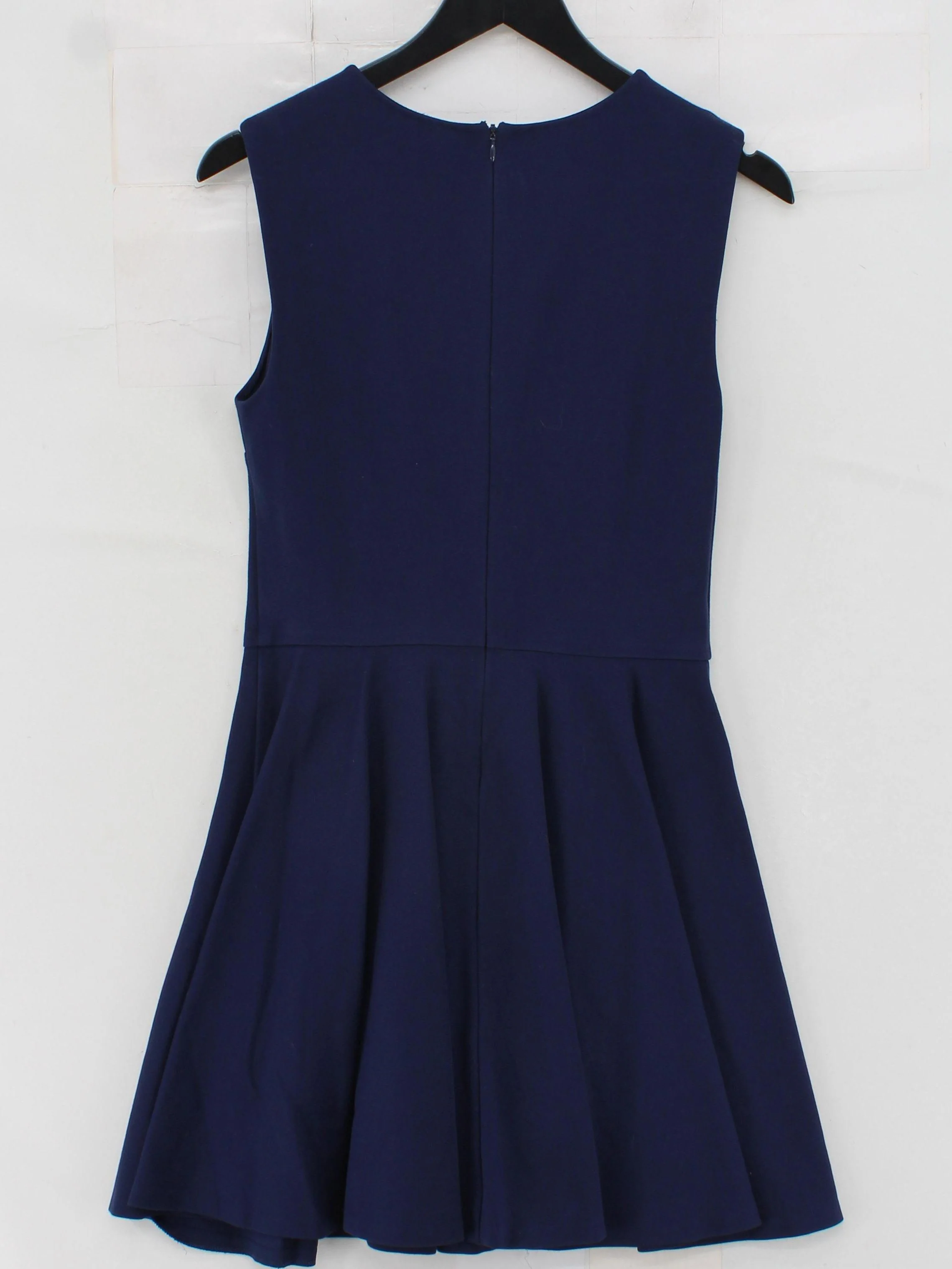 Diane von Furstenberg Skater Mini Dress M in Blue - Image 2