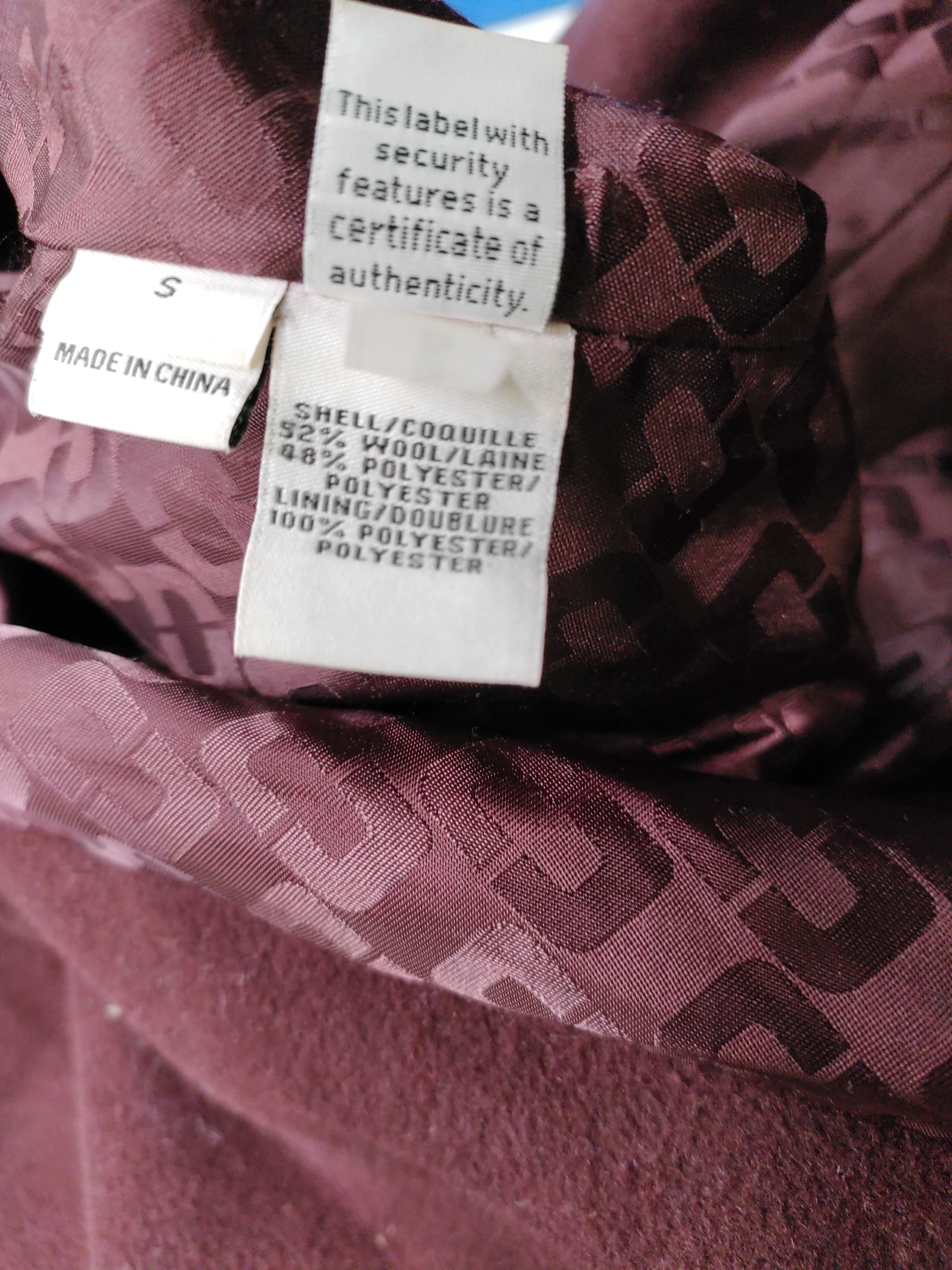 Diane Von Furstenberg Women's Coat S Red Wool with Polyester Overcoat - Image 6