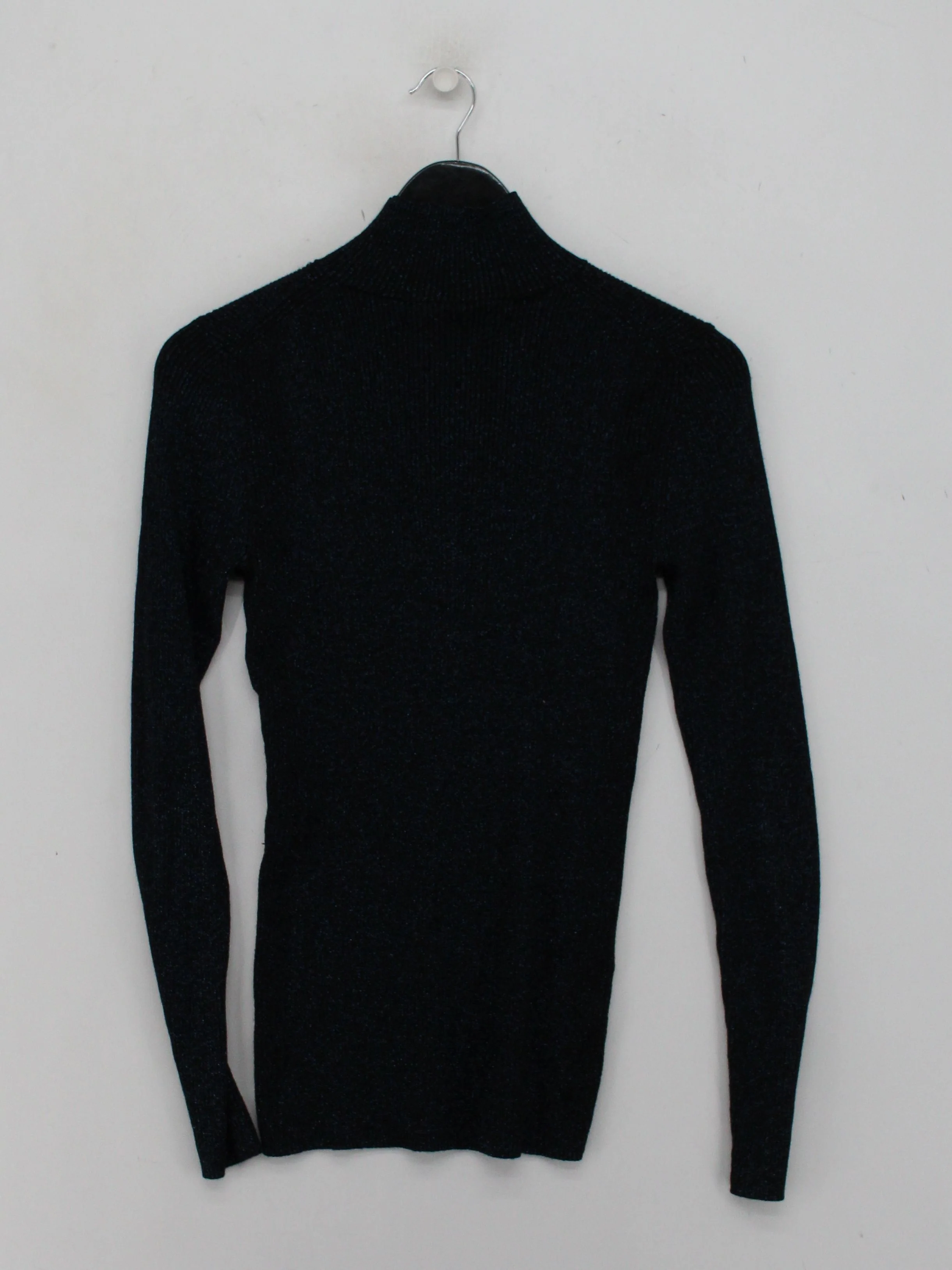 Diane Von Furstenberg Women's Jumper M Black Wool with Polyester Pullover - Image 2