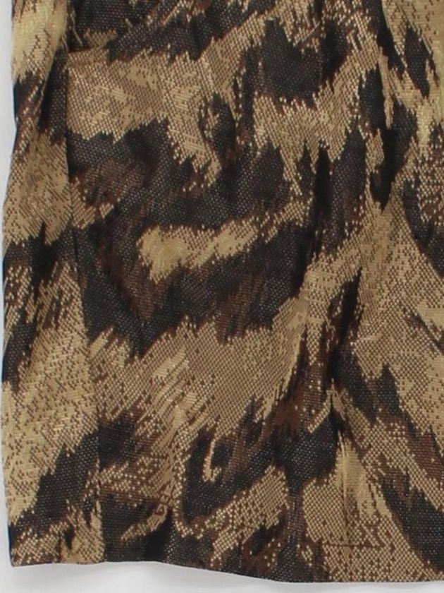 Diane Von Furstenberg Women's Mini Skirt UK 12 Brown Viscose - Image 4