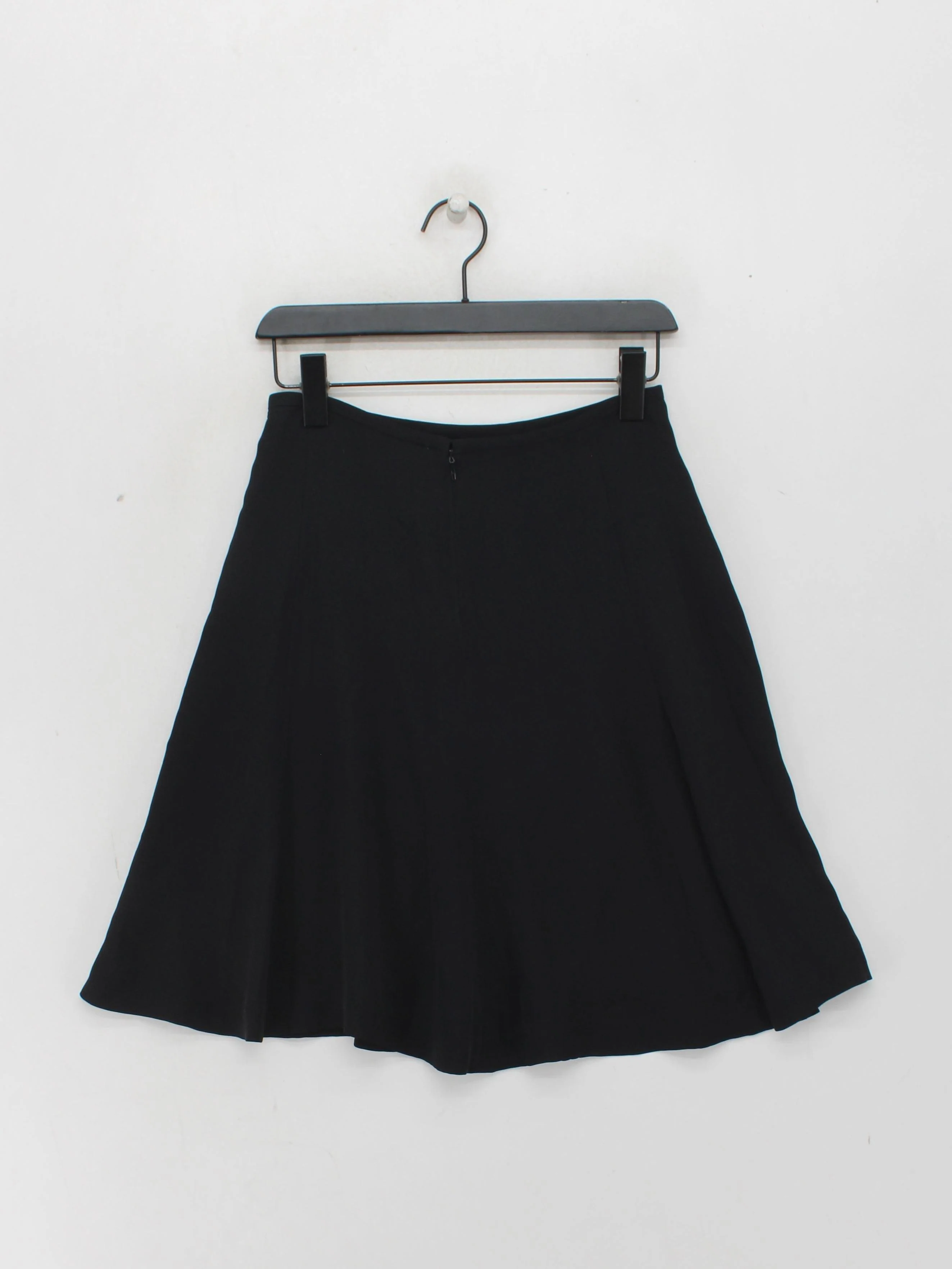 Diane Von Furstenberg Women's Mini Skirt UK 6 Black Silk with Polyester Mini - Image 2