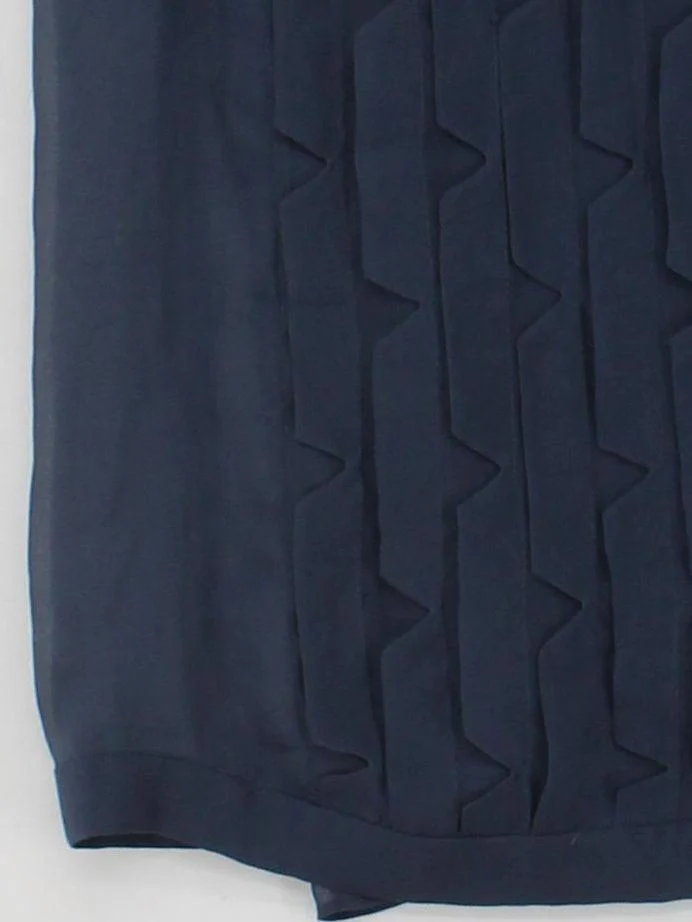 Diane Von Furstenberg Women's Top UK 4 Blue 100% Other Basic - Image 4