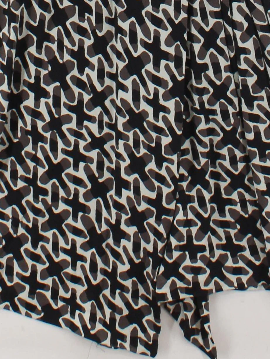 Diane von Furstenberg Wrap Mini Dress UK12 in Multi - Image 4