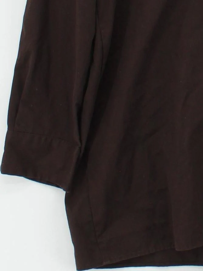 Dickies Men's Shirt M Brown Polyester with Cotton Basic - Image 4