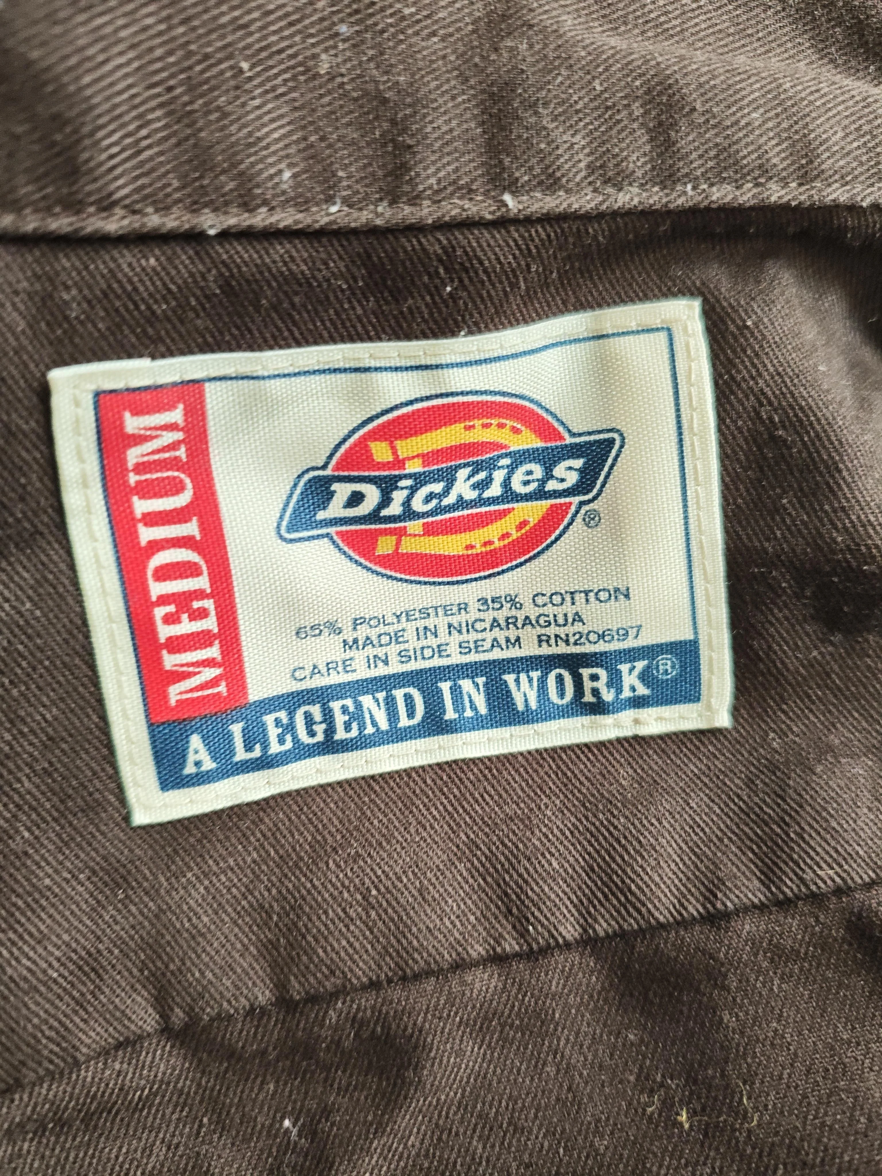Dickies Men's Shirt M Brown Polyester with Cotton Basic - Image 5