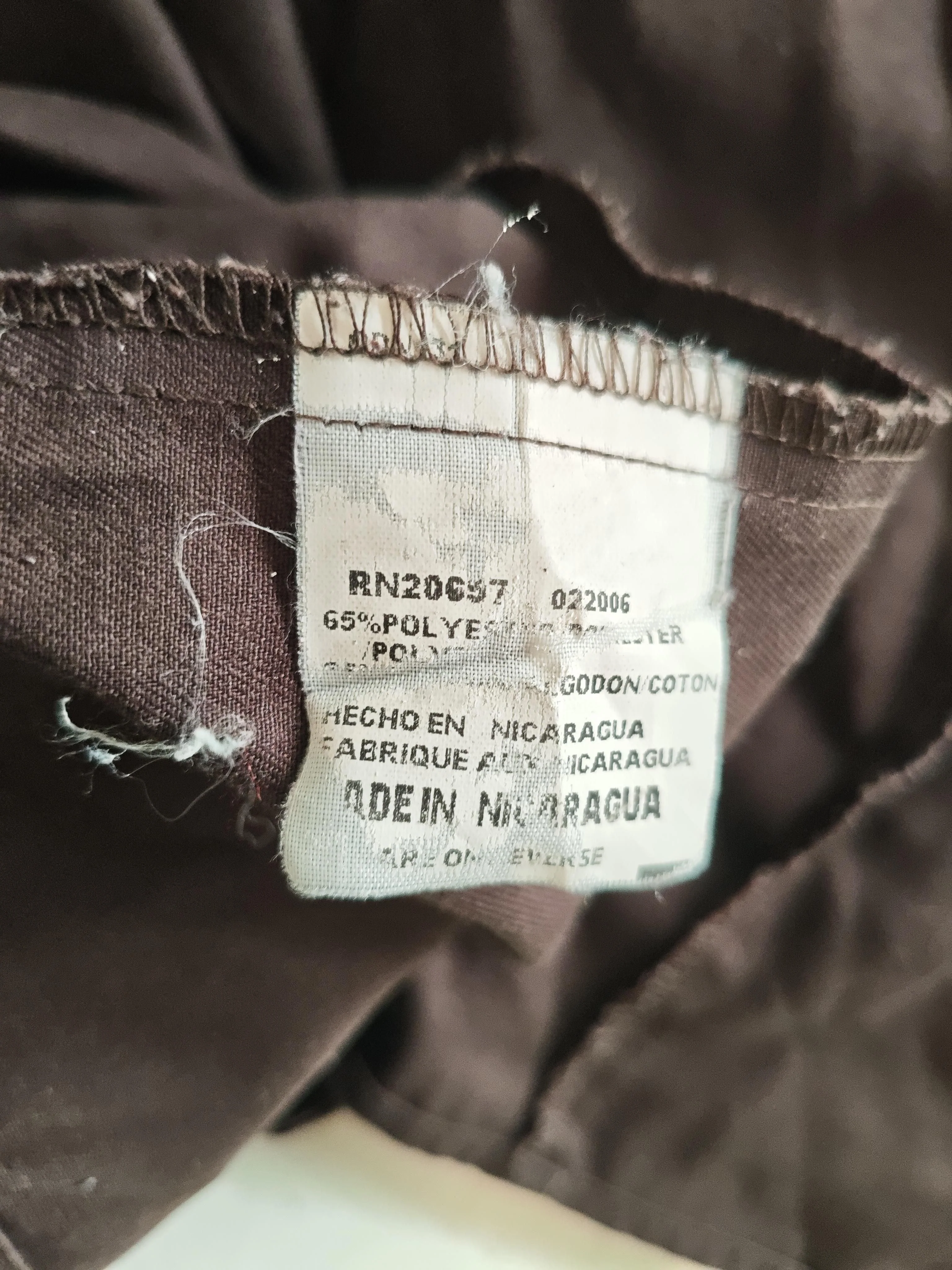Dickies Men's Shirt M Brown Polyester with Cotton Basic - Image 6
