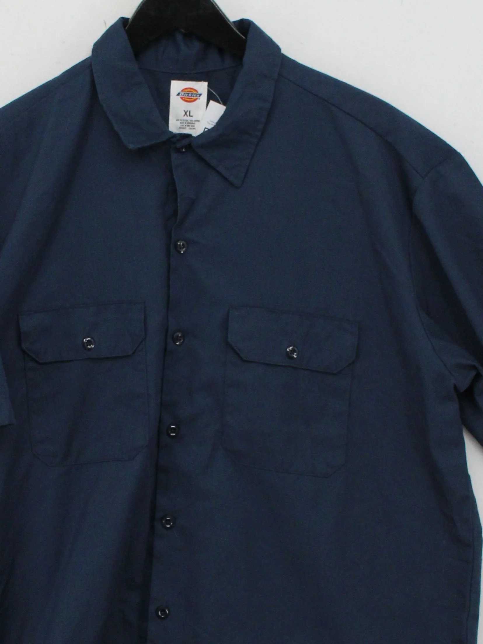Dickies Men's Shirt XL Blue Polyester with Cotton Basic - Image 3