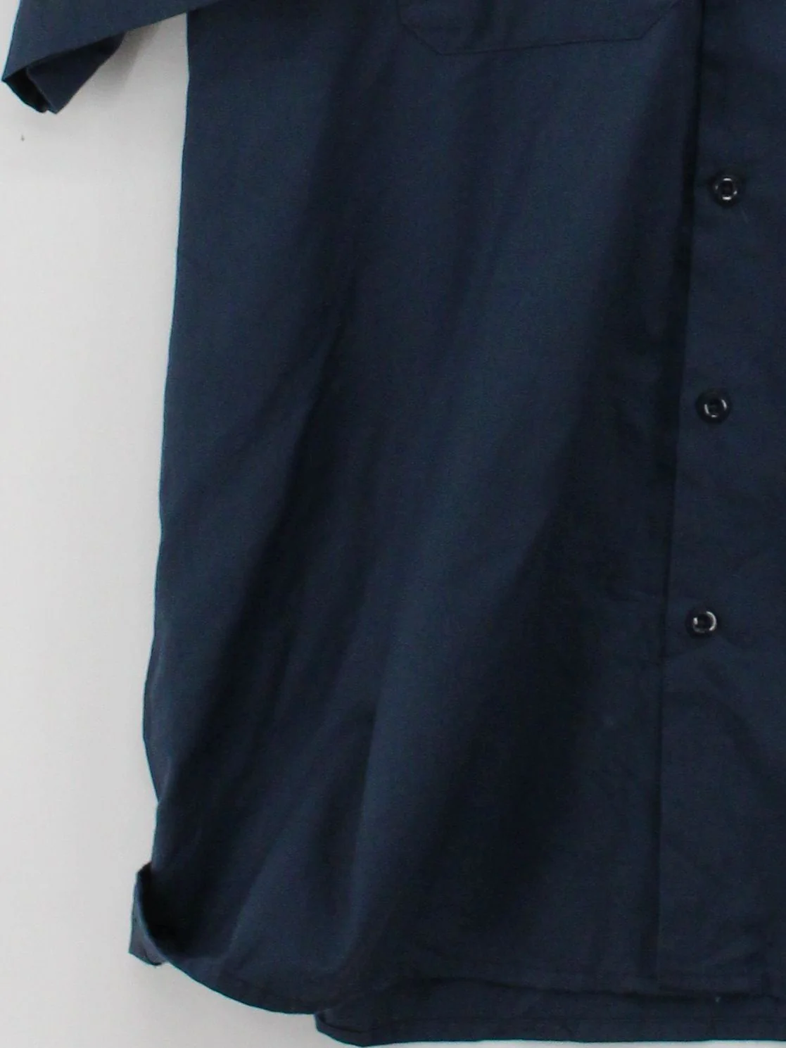 Dickies Men's Shirt XL Blue Polyester with Cotton Basic - Image 4