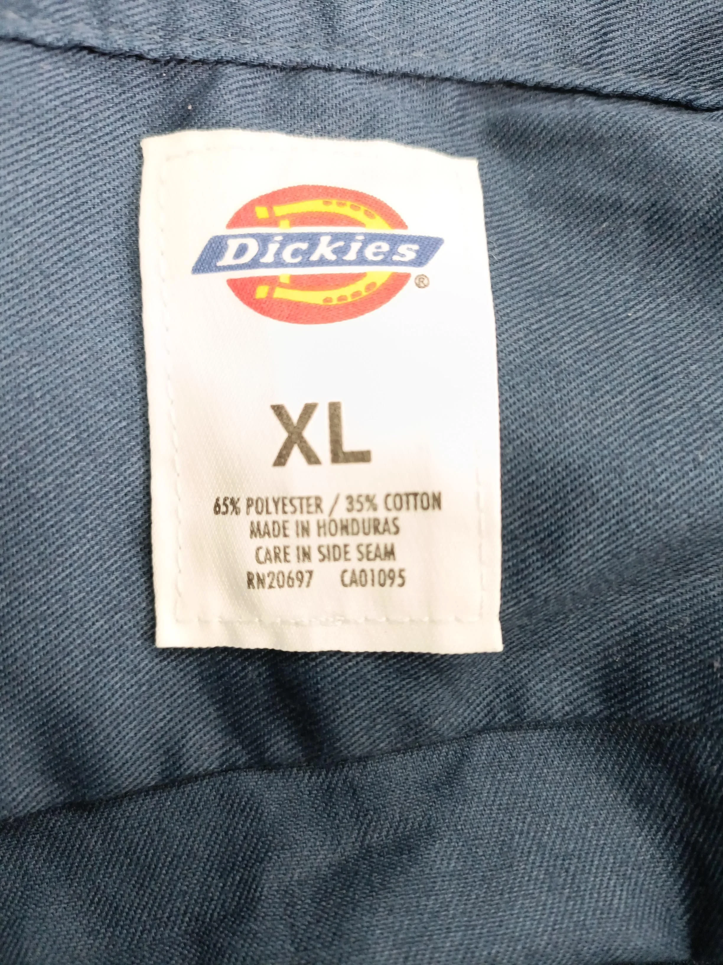 Dickies Men's Shirt XL Blue Polyester with Cotton Basic - Image 6
