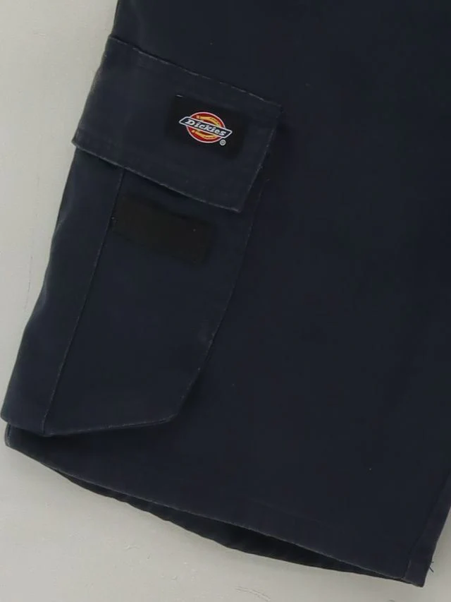 Dickies Men's Shorts M Blue 100% Cotton Cargo - Image 4