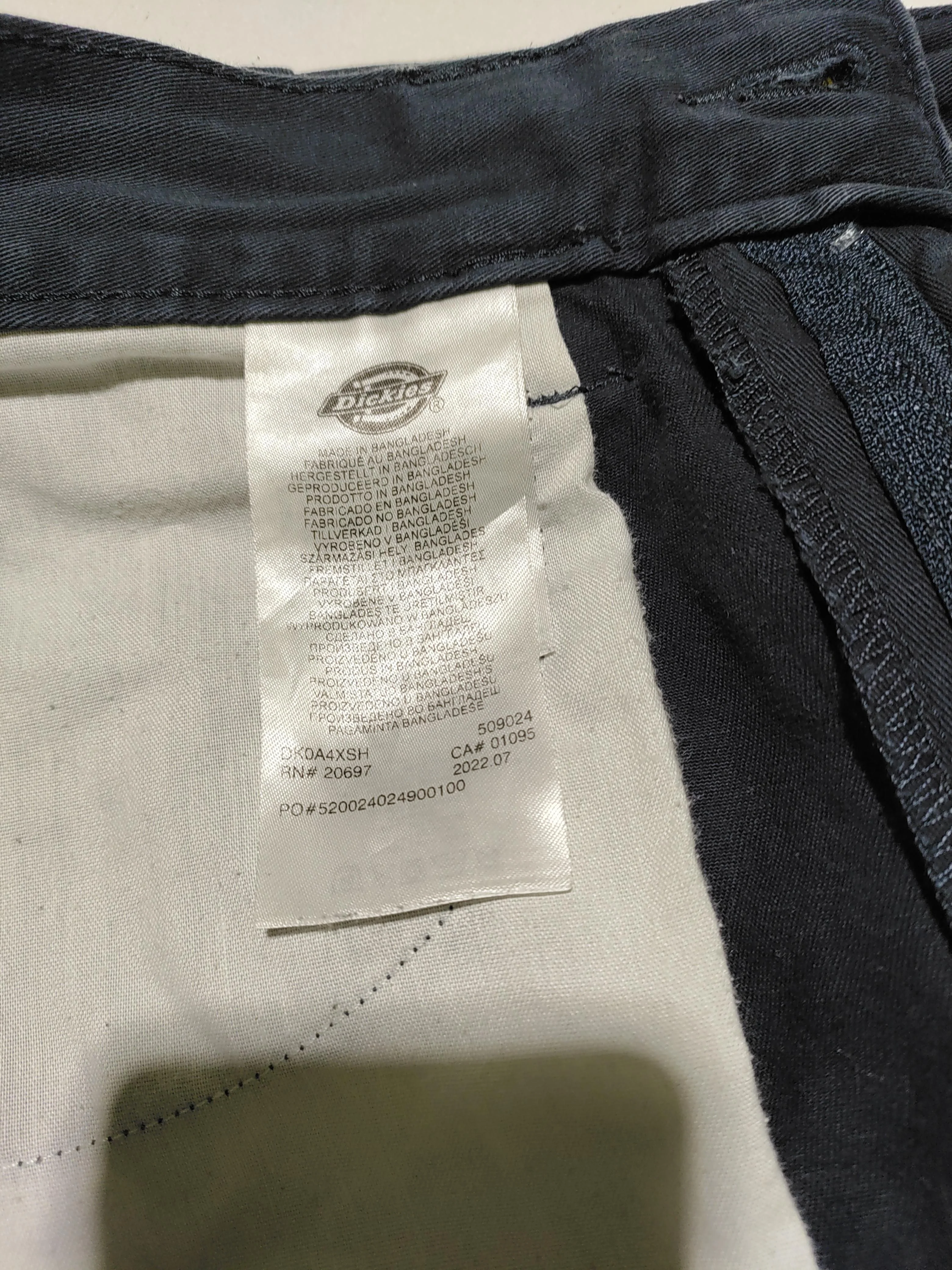 Dickies Men's Shorts M Blue 100% Cotton Cargo - Image 6