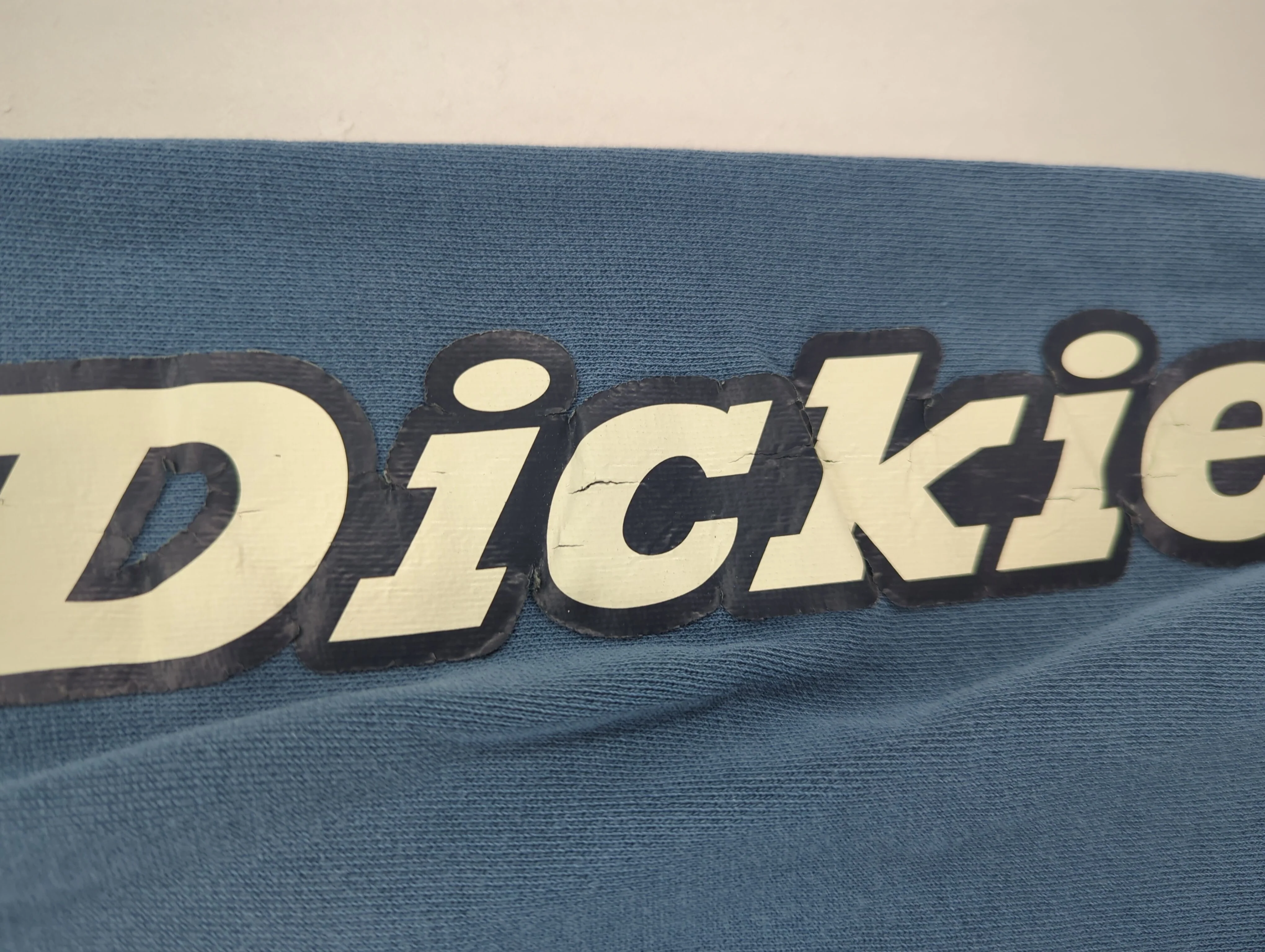 Dickies Men's Sports Bottoms L Blue Graphic 100% Cotton Tapered Sweatpants - Image 5