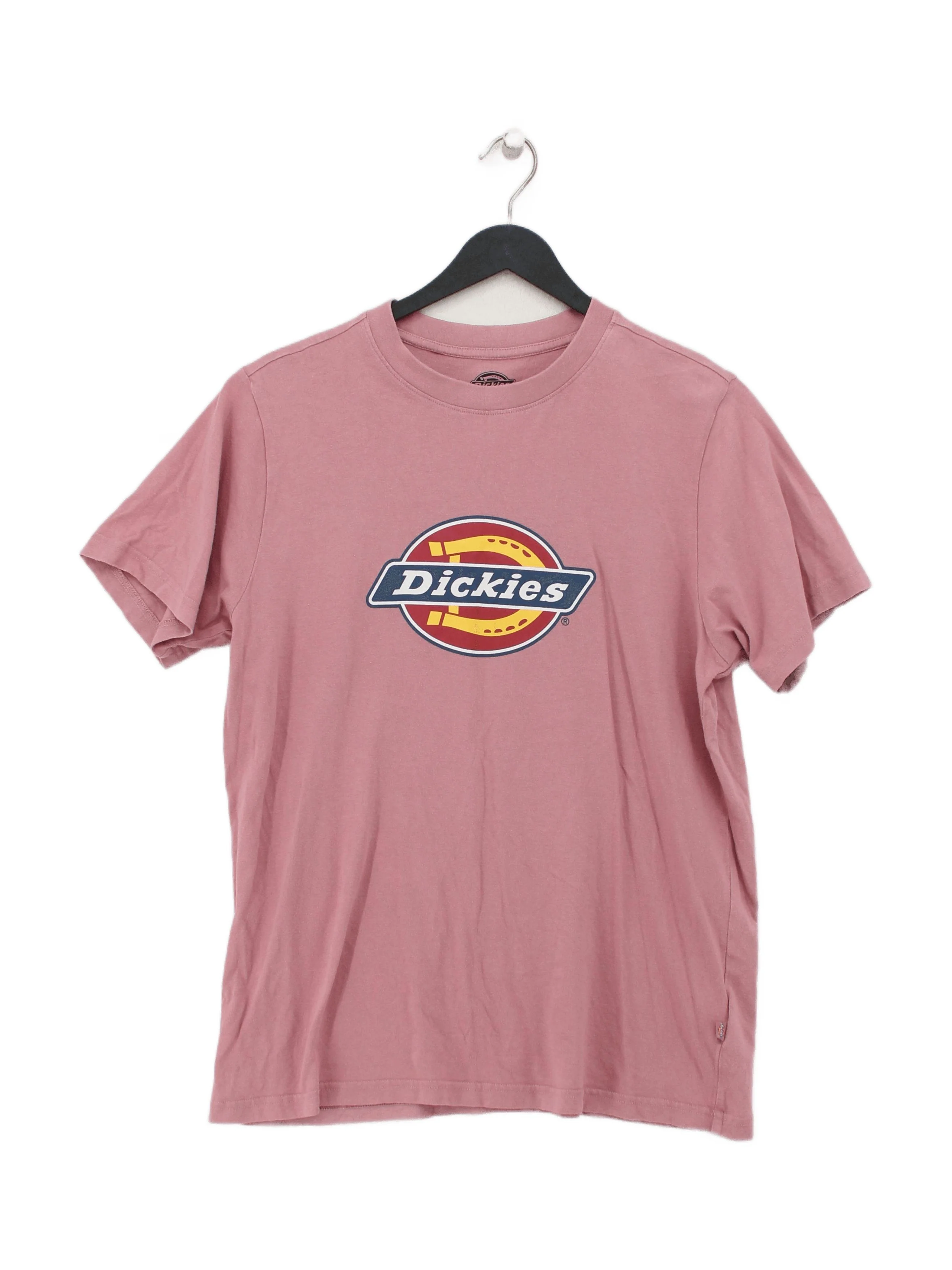 Dickies Men's T-Shirt M Pink 100% Cotton Basic