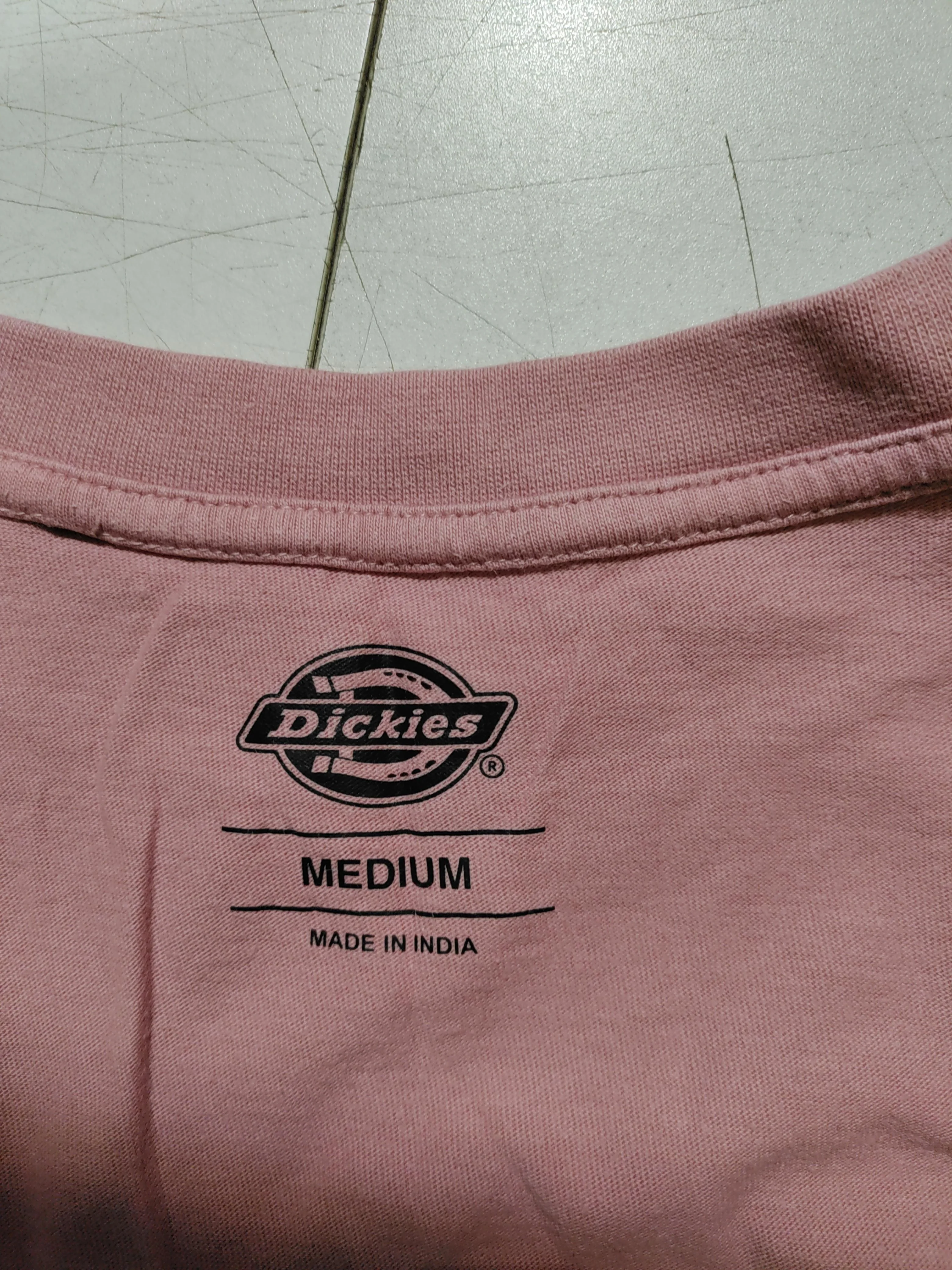 Dickies Men's T-Shirt M Pink 100% Cotton Basic - Image 6