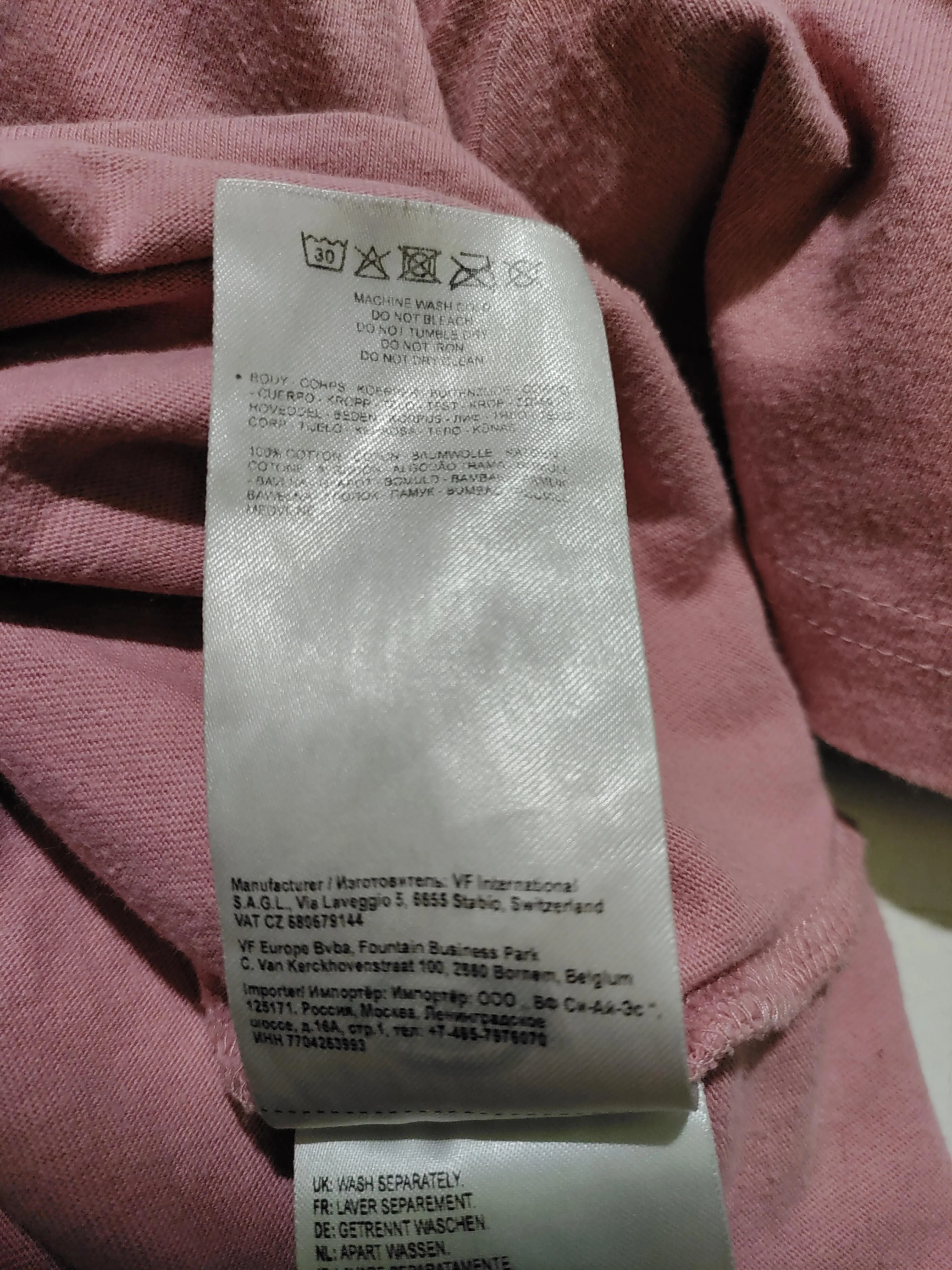 Dickies Men's T-Shirt M Pink 100% Cotton Basic - Image 7