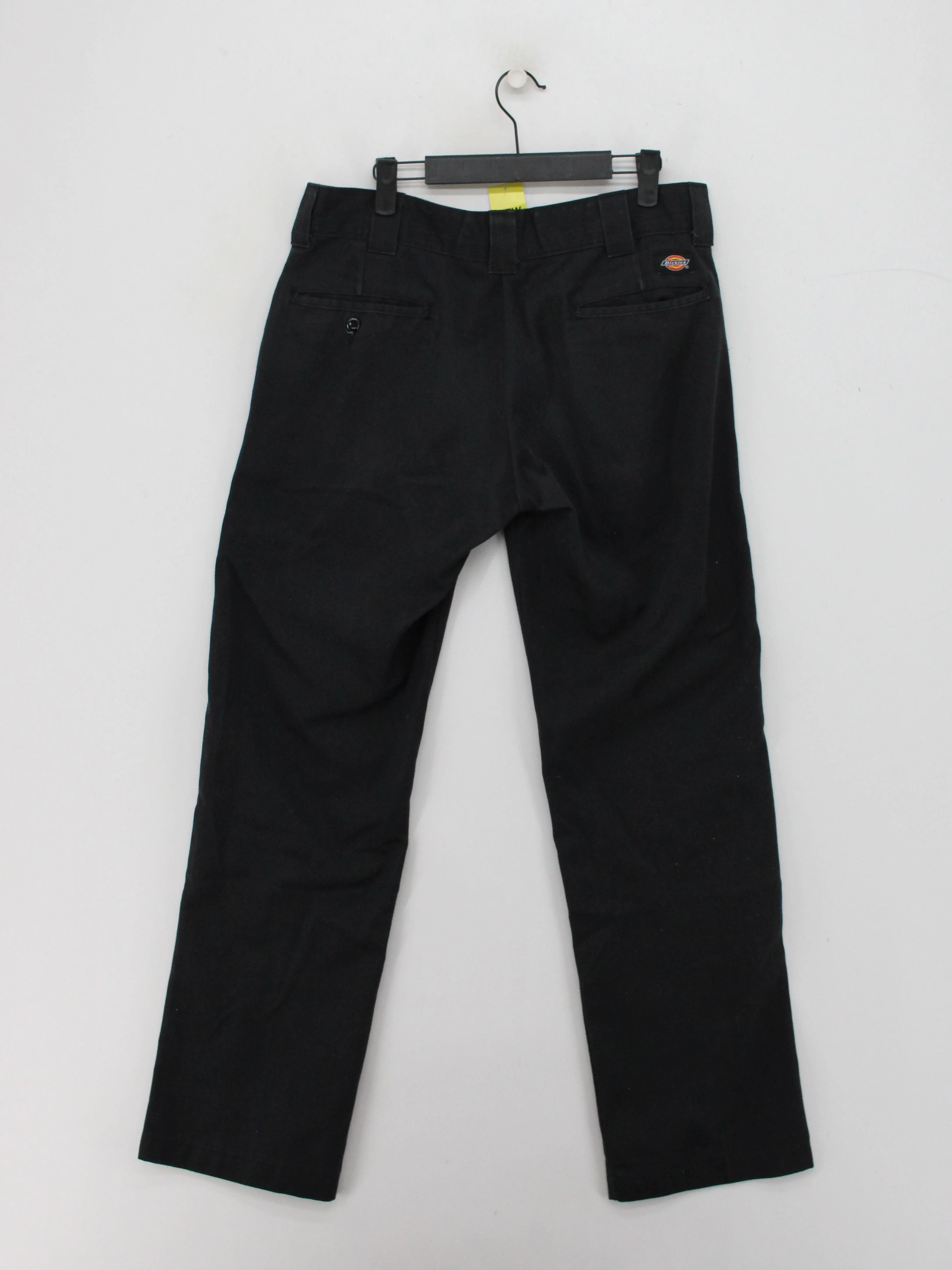 Dickies Men's Trousers M Black Polyester with Cotton Straight Chino - Image 2