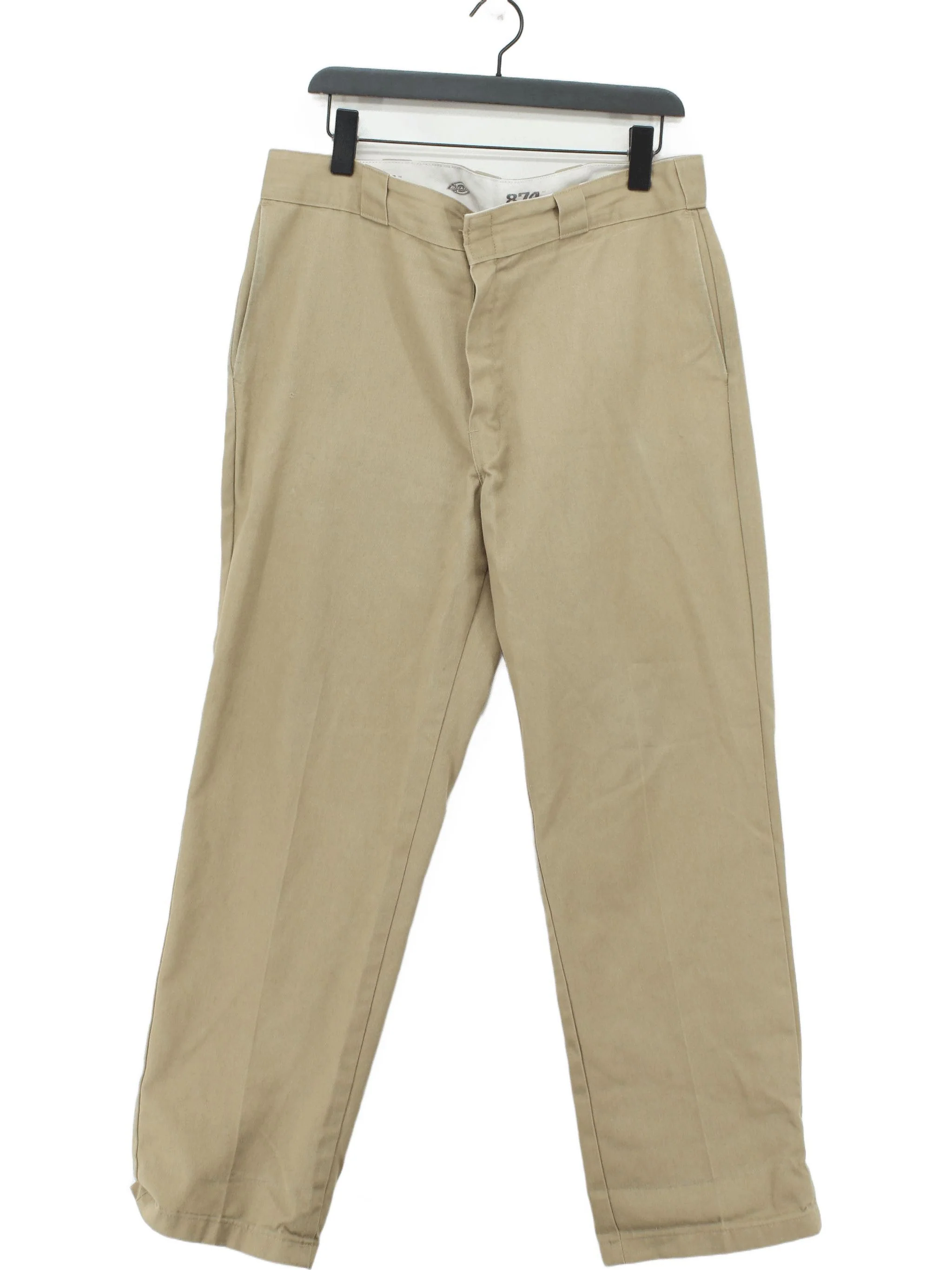 Dickies Men's Trousers M Tan 100% Cotton Straight Chino