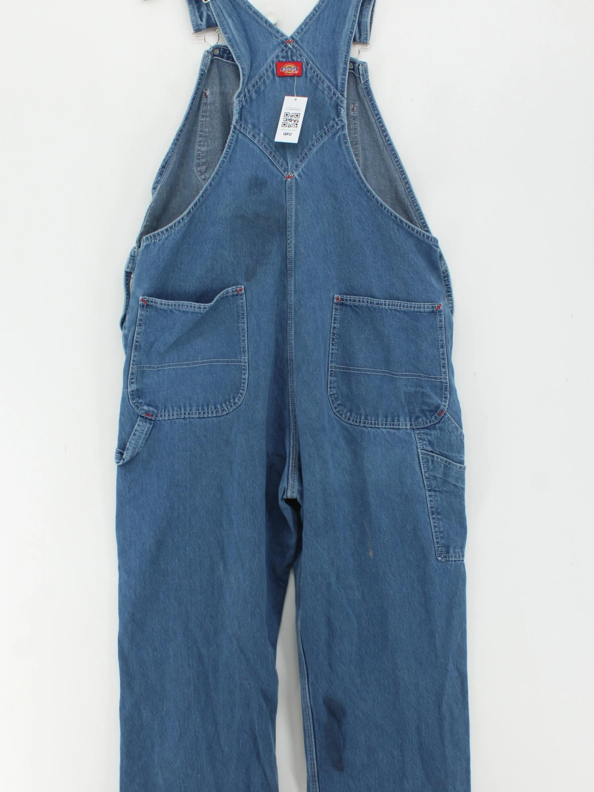 Dickies Men's Trousers S Blue 100% Cotton Straight Dungarees - Image 2
