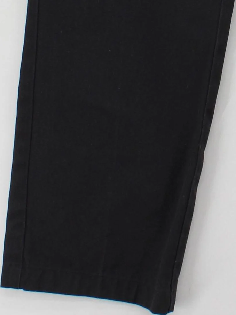 Dickies Men's Trousers W 26 in Black Polyester with Cotton Straight Chino - Image 4