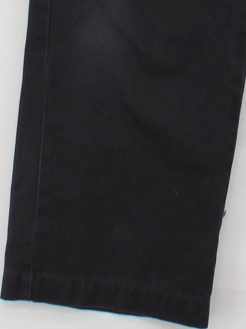 Dickies Men's Trousers W 32 in Black Polyester with Cotton Straight Chino - Image 4