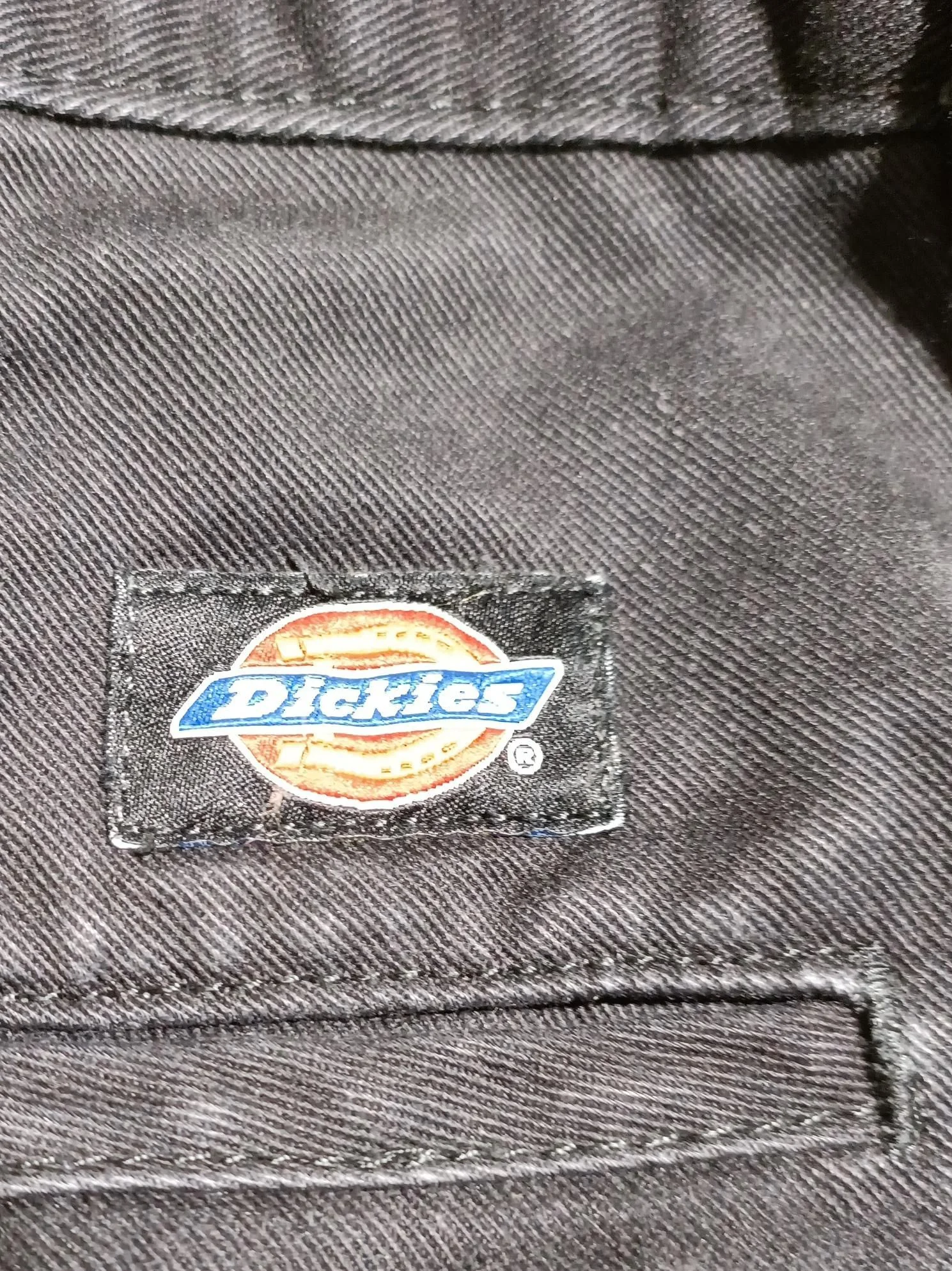 Dickies Men's Trousers W 32 in Black Polyester with Cotton Straight Chino - Image 6