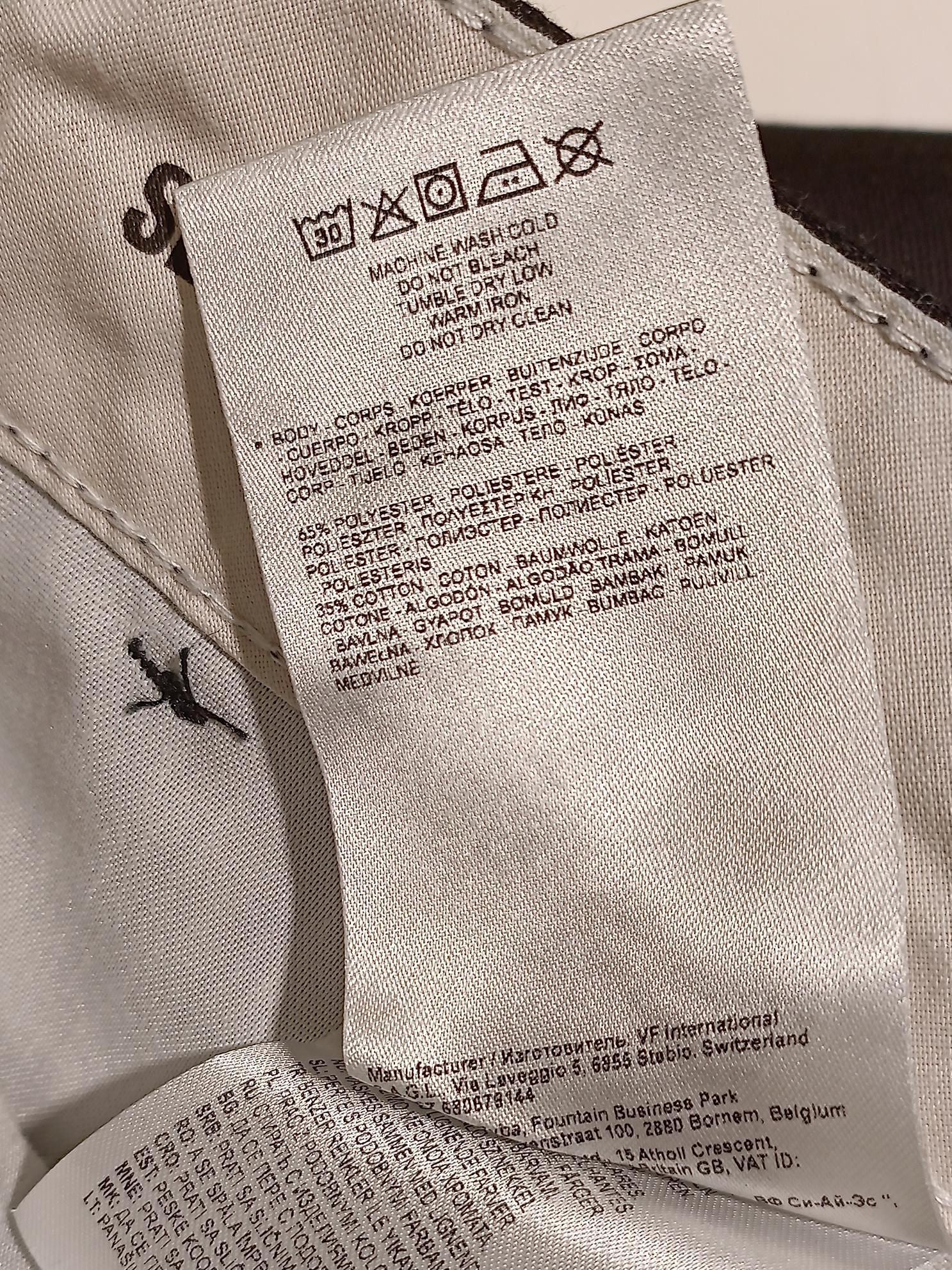 Dickies Men's Trousers W 32 in Black Polyester with Cotton Straight Chino - Image 6