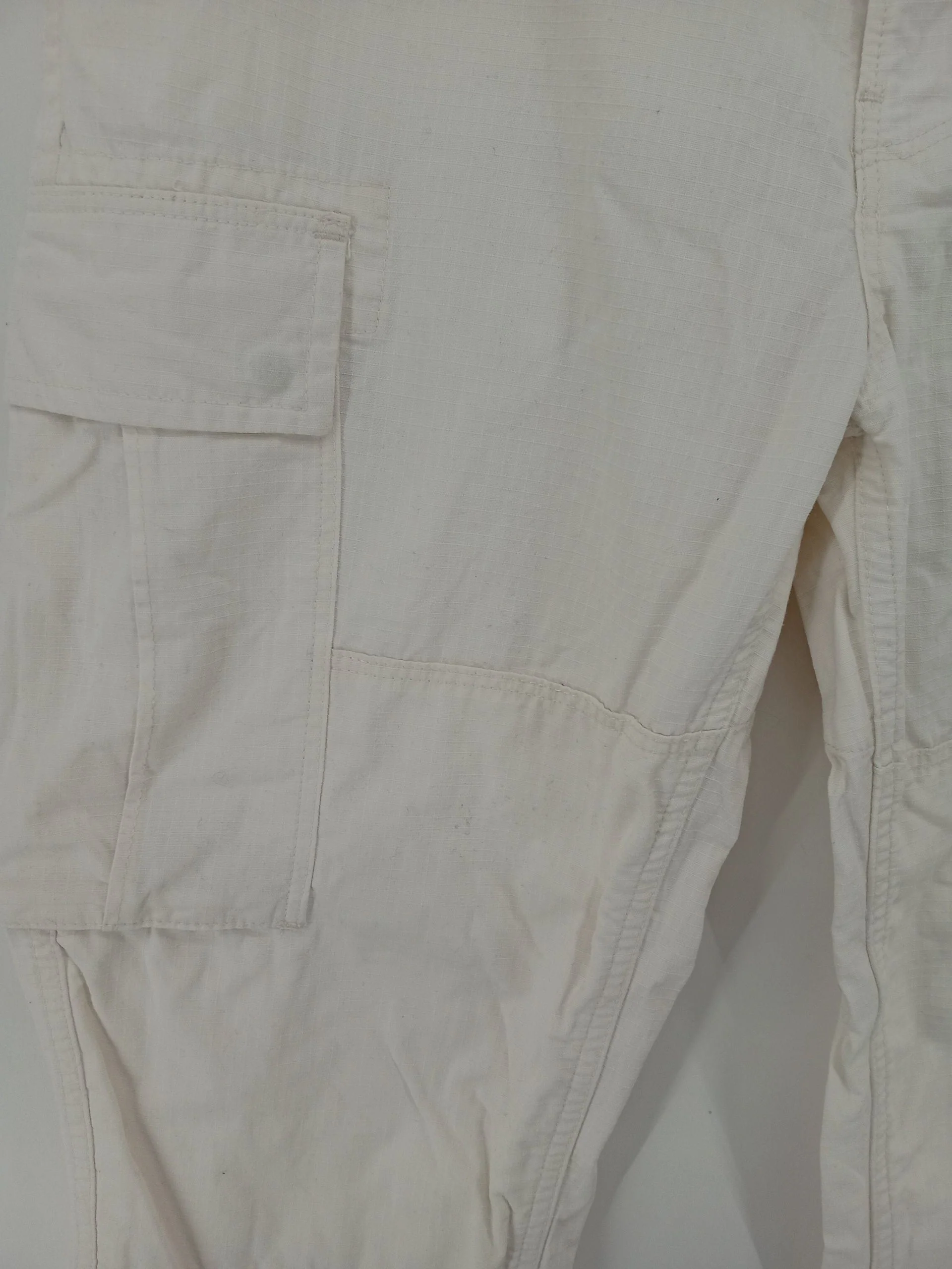 Dickies Men's Trousers W 32 in Cream Cotton with Polyester Straight Cargo - Image 5