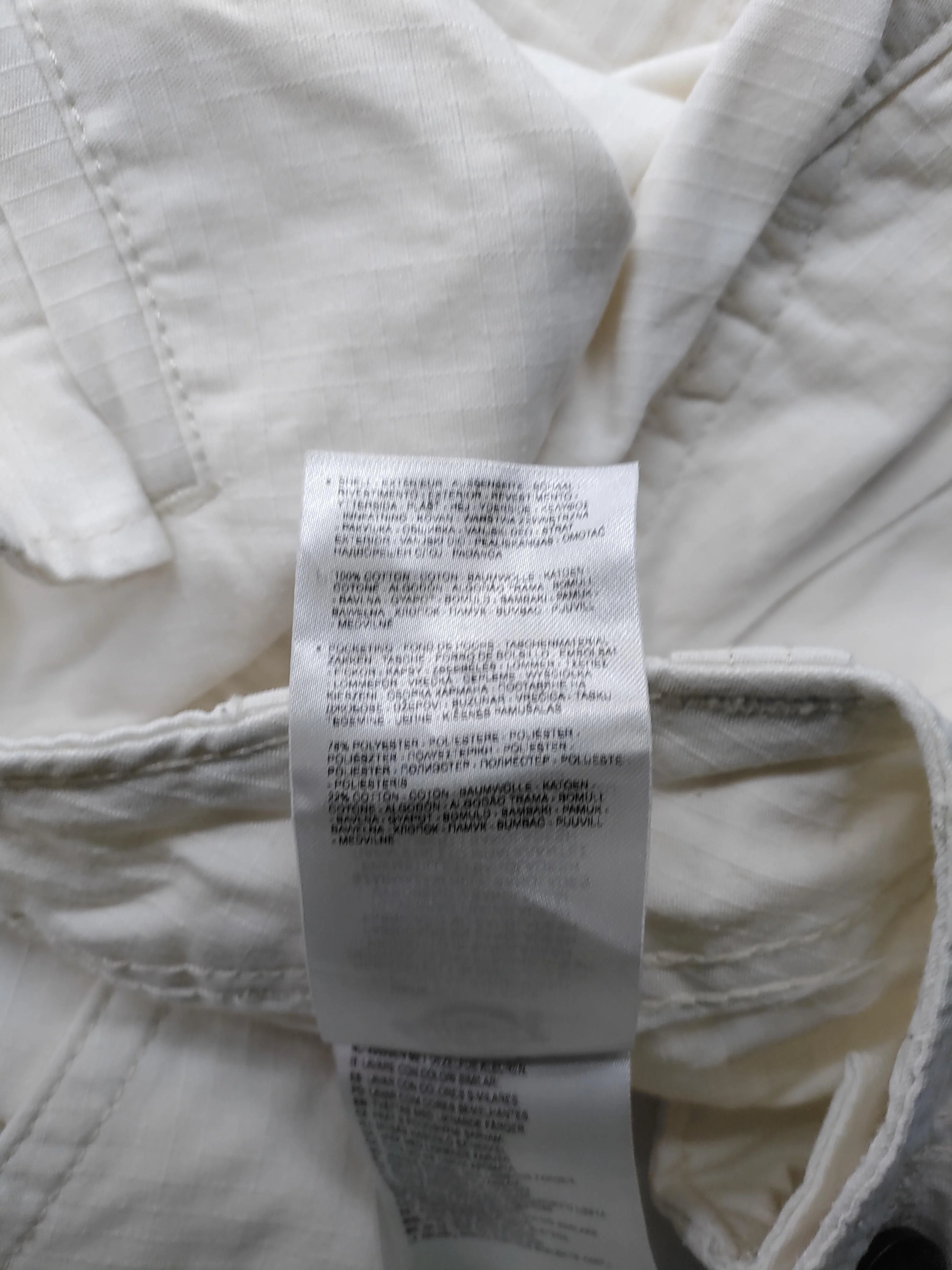 Dickies Men's Trousers W 32 in Cream Cotton with Polyester Straight Cargo - Image 7
