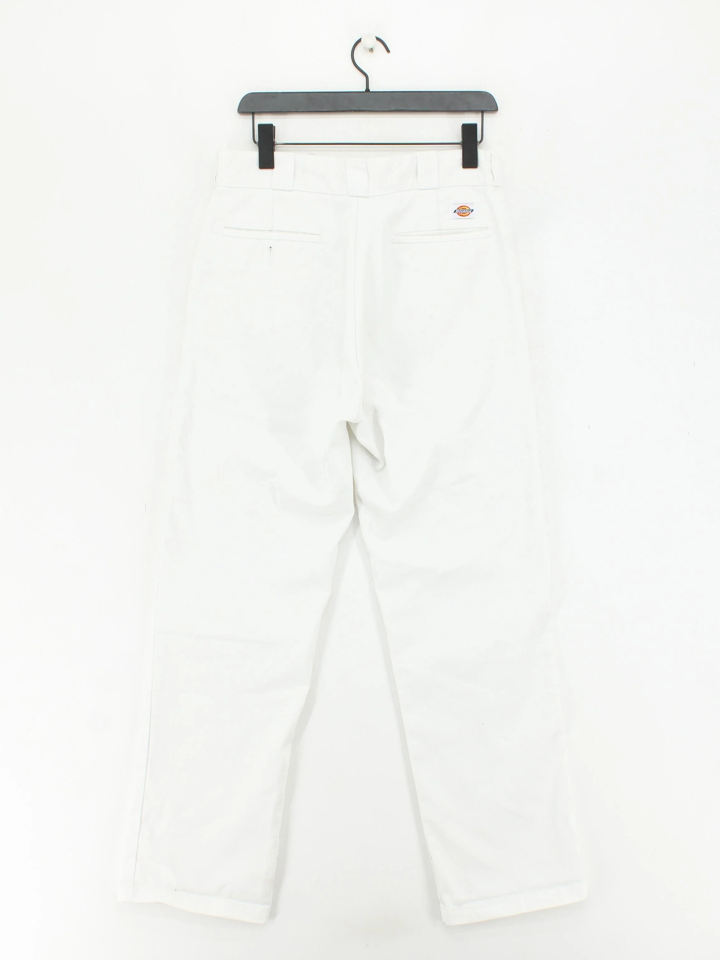 Dickies Men's Trousers W 32 in White Polyester with Cotton Chino - Image 2