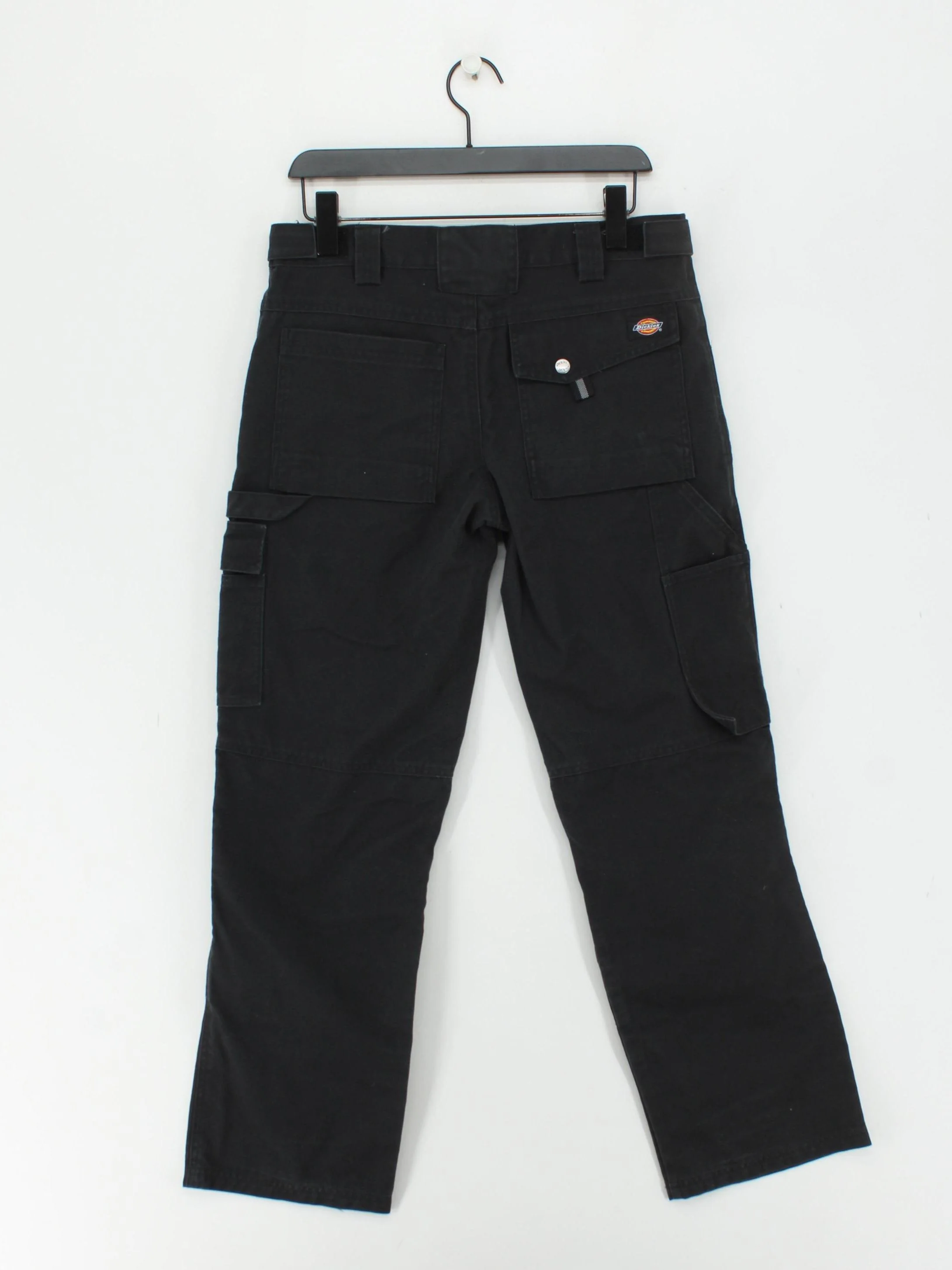Dickies Men's Trousers W 34 in Black Polyester with Cotton Straight Cargo - Image 2