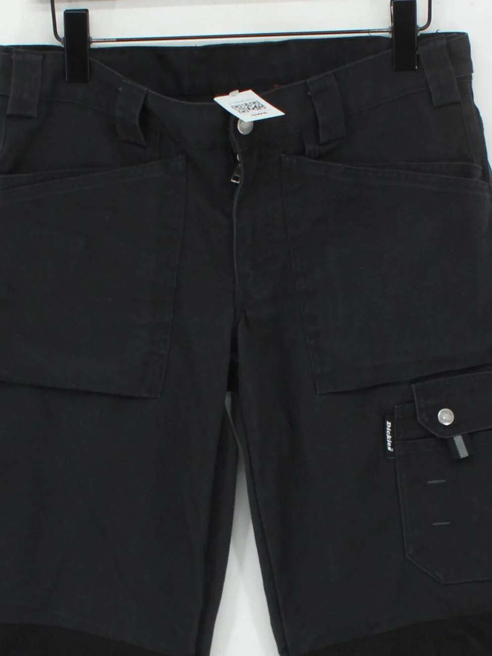 Dickies Men's Trousers W 34 in Black Polyester with Cotton Straight Cargo - Image 3