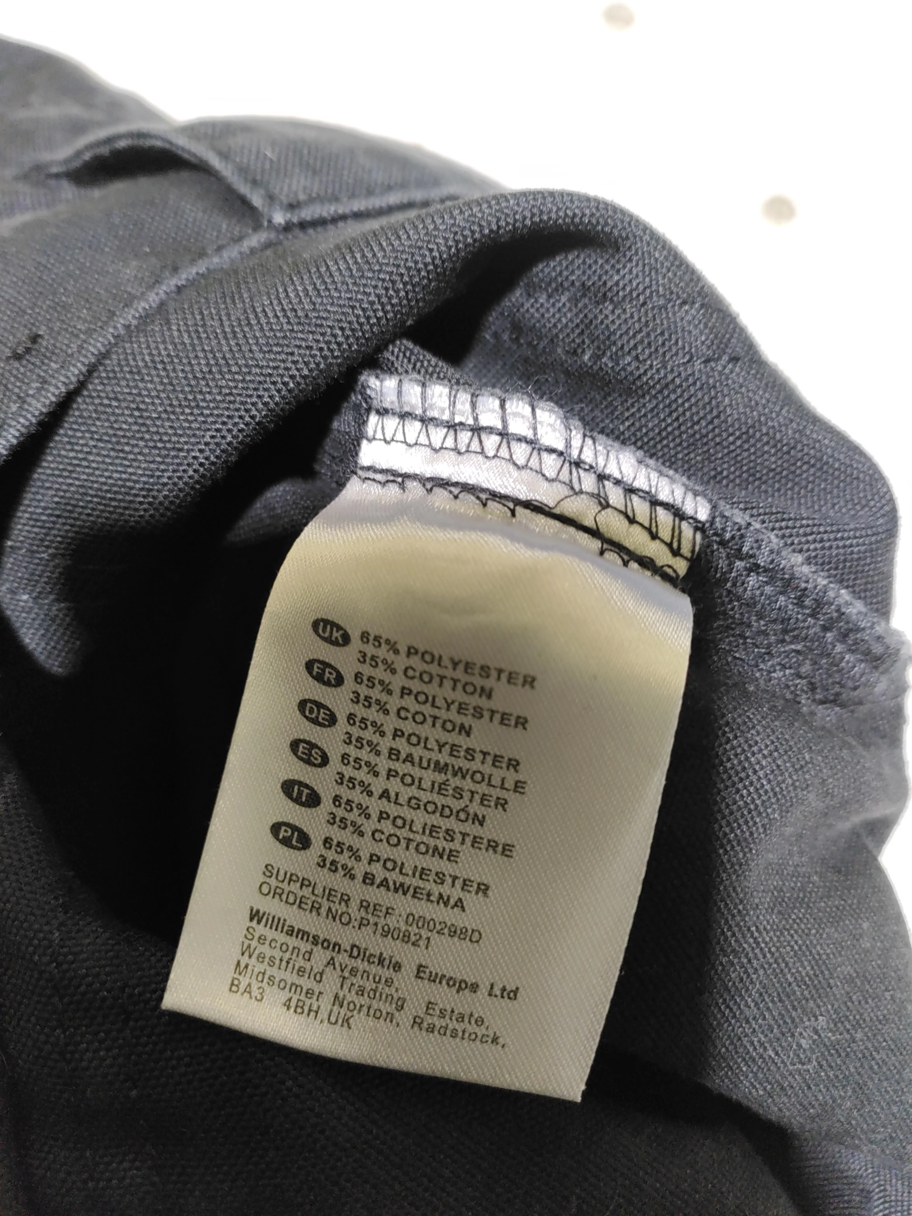 Dickies Men's Trousers W 34 in Black Polyester with Cotton Straight Cargo - Image 6
