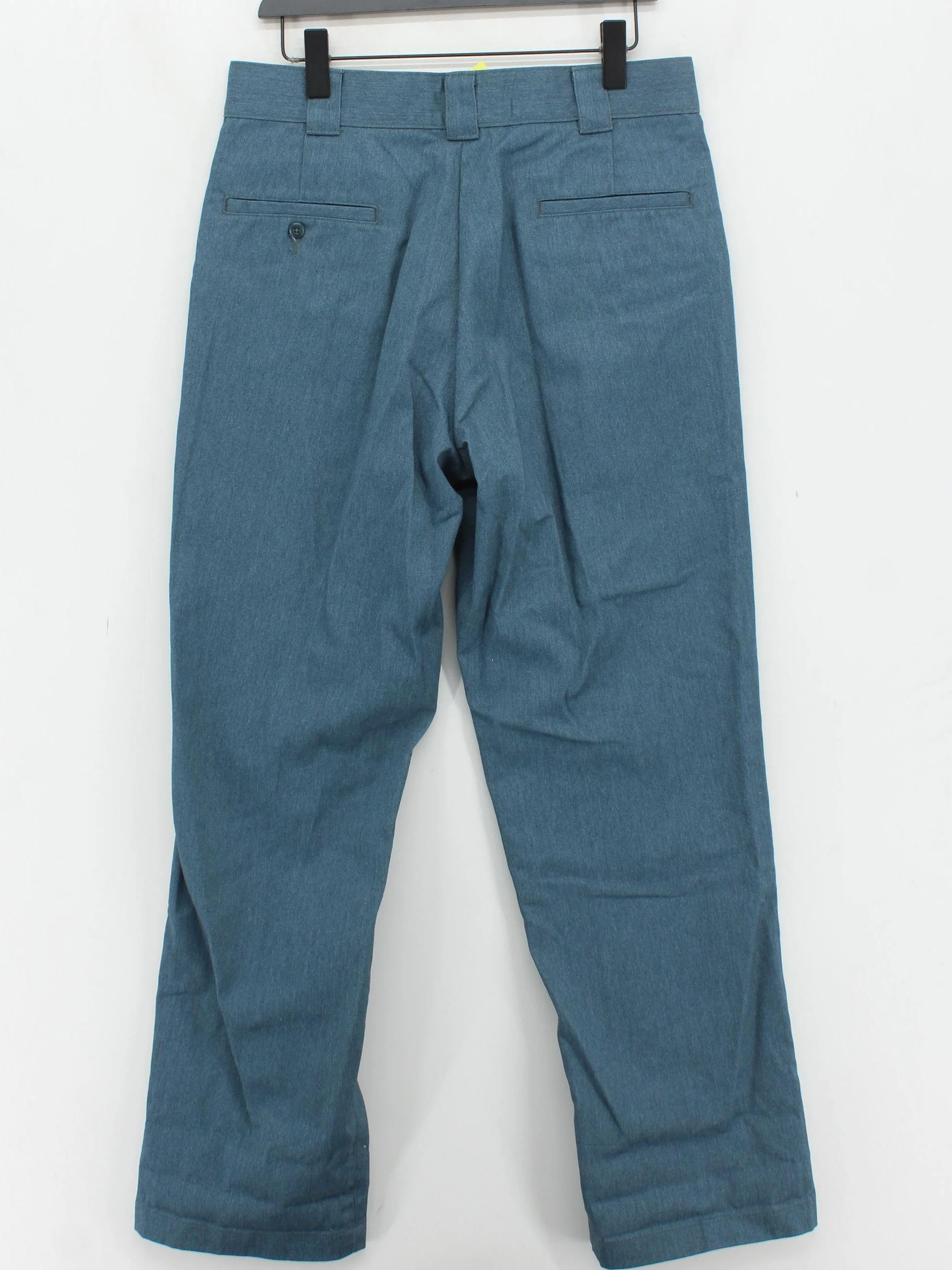 Dickies Men's Trousers W 34 in Blue Polyester with Cotton Chino - Image 2