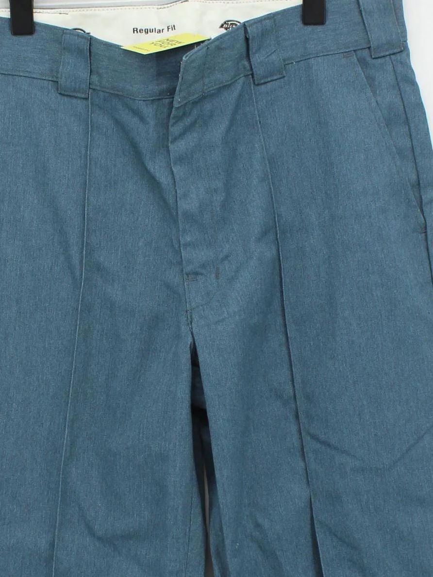 Dickies Men's Trousers W 34 in Blue Polyester with Cotton Chino - Image 3