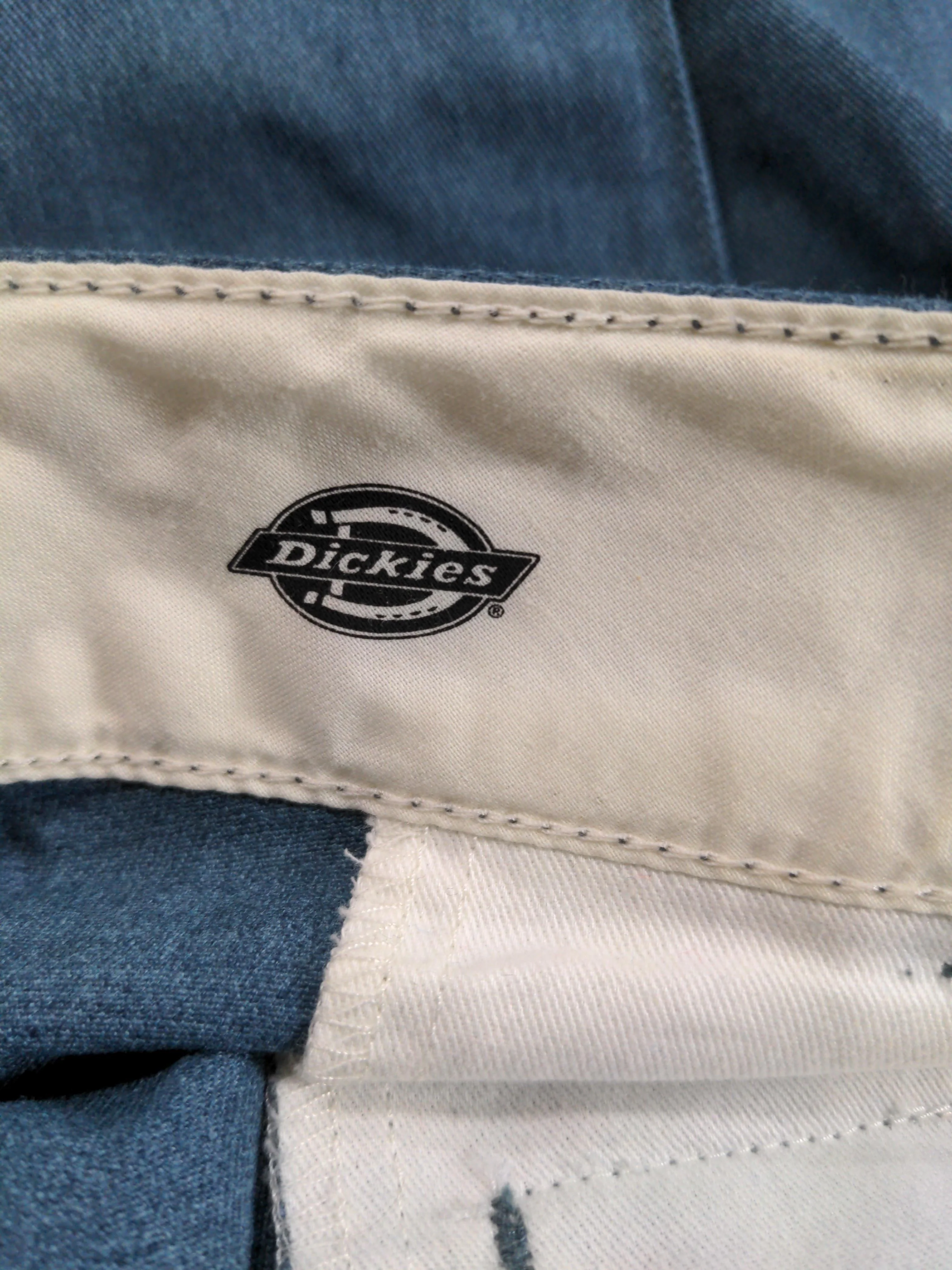 Dickies Men's Trousers W 34 in Blue Polyester with Cotton Chino - Image 5