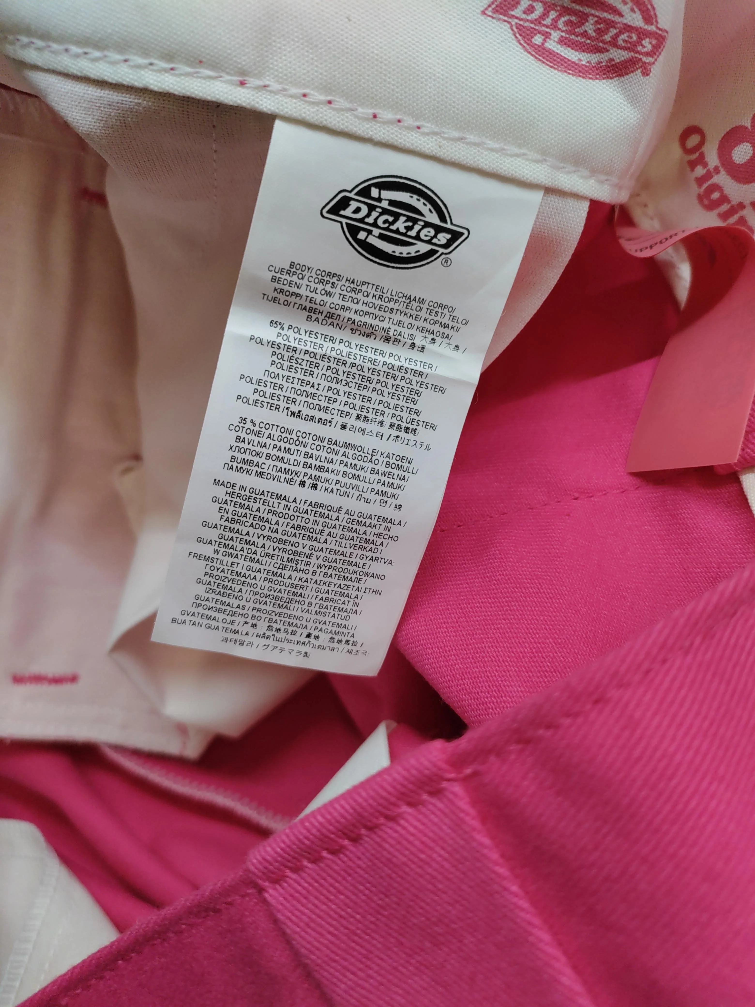 Dickies Men's Trousers W 38 in Pink Polyester with Cotton Chino New with tags - Image 6