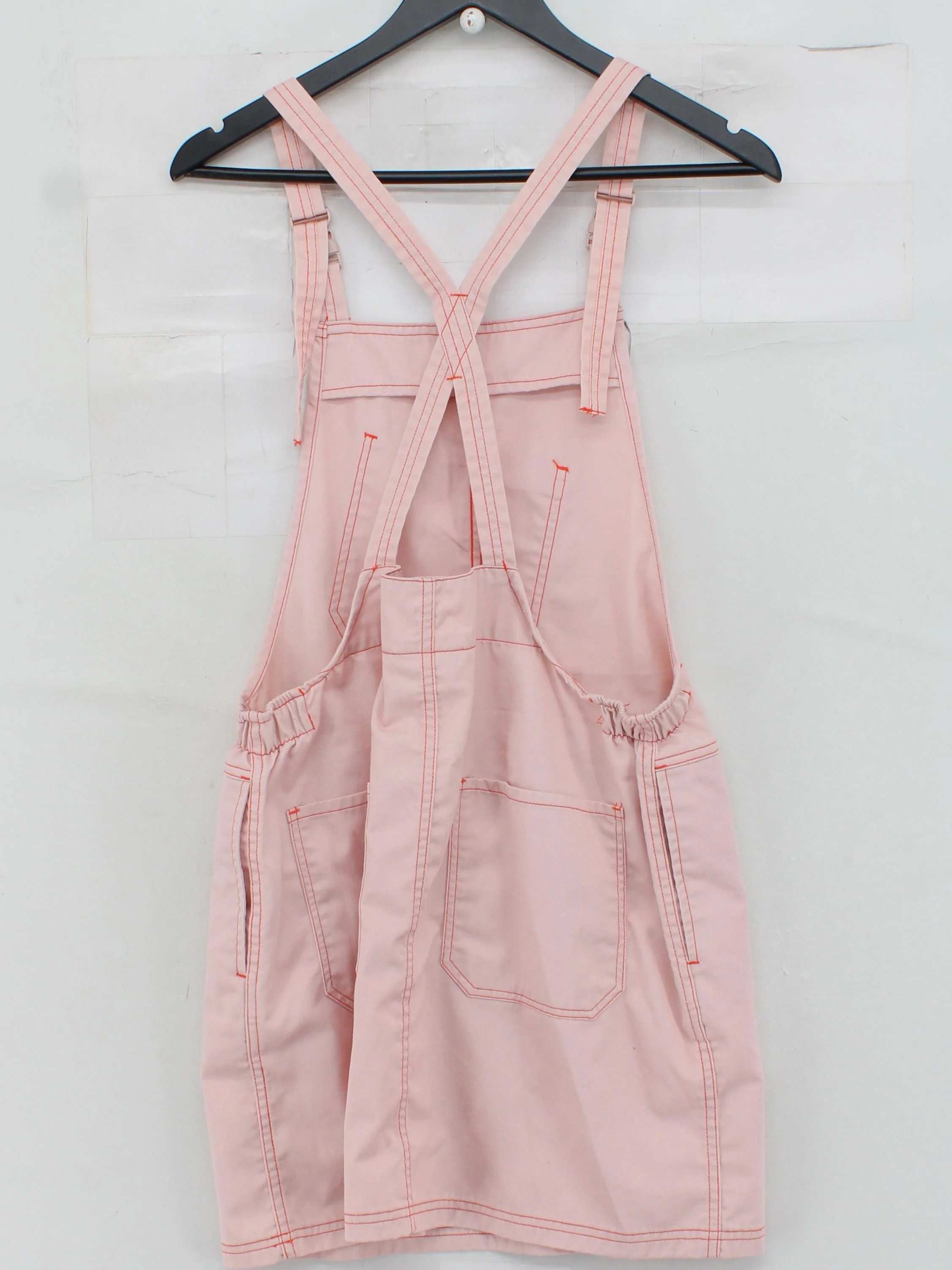 Dickies Pinafore/Dungaree Mini Dress L in Pink - Image 2