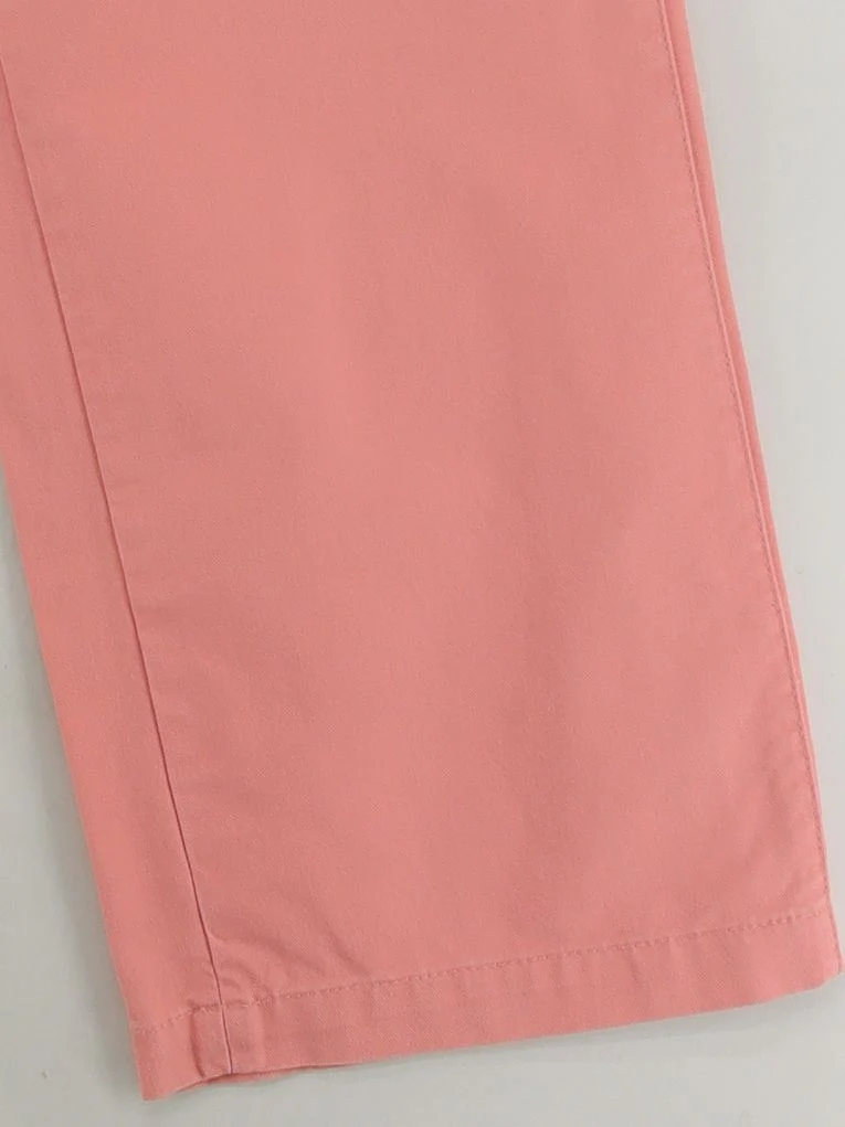 Dickies Women's Trousers UK 8 Pink 100% Cotton Wide-Leg Cargo - Image 4