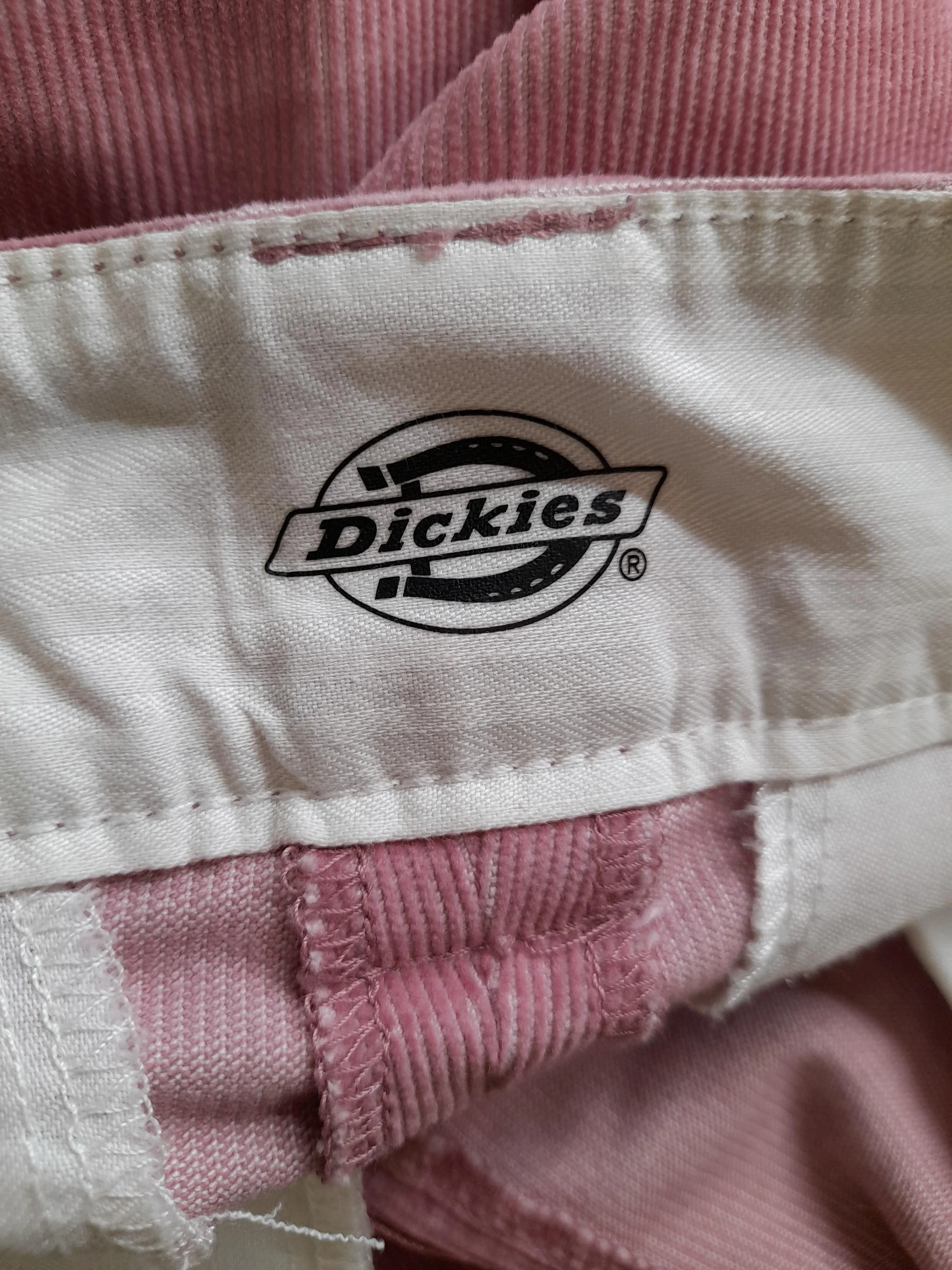 Dickies Women's Trousers W 28 in Pink Cotton with Elastane Wide-Leg Capri - Image 6