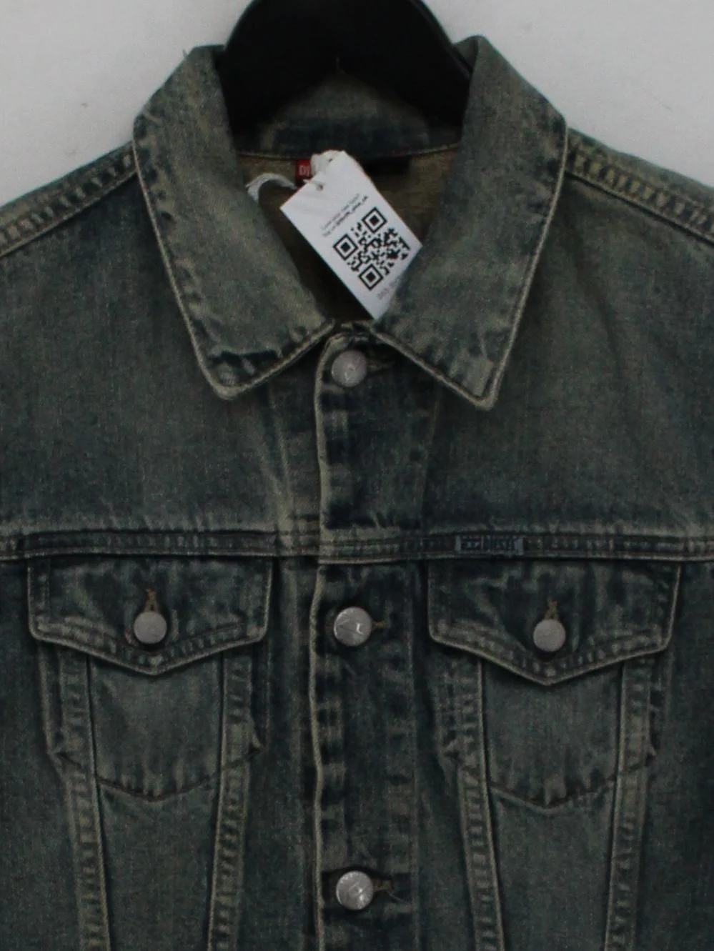 Diesel Men's Coat M Blue 100% Cotton Overcoat - Image 3