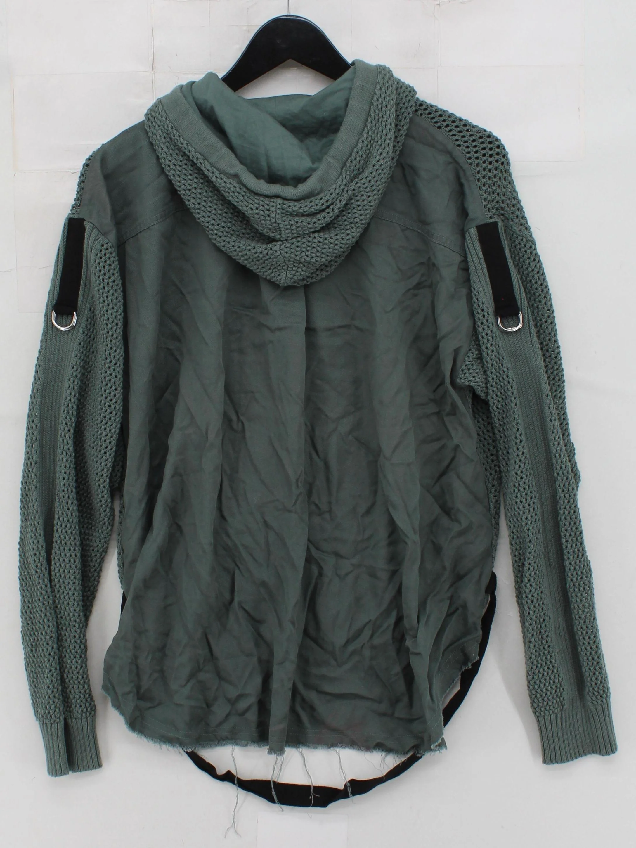 Diesel Men's Hoodie XS Green 100% Cotton Pullover - Image 2