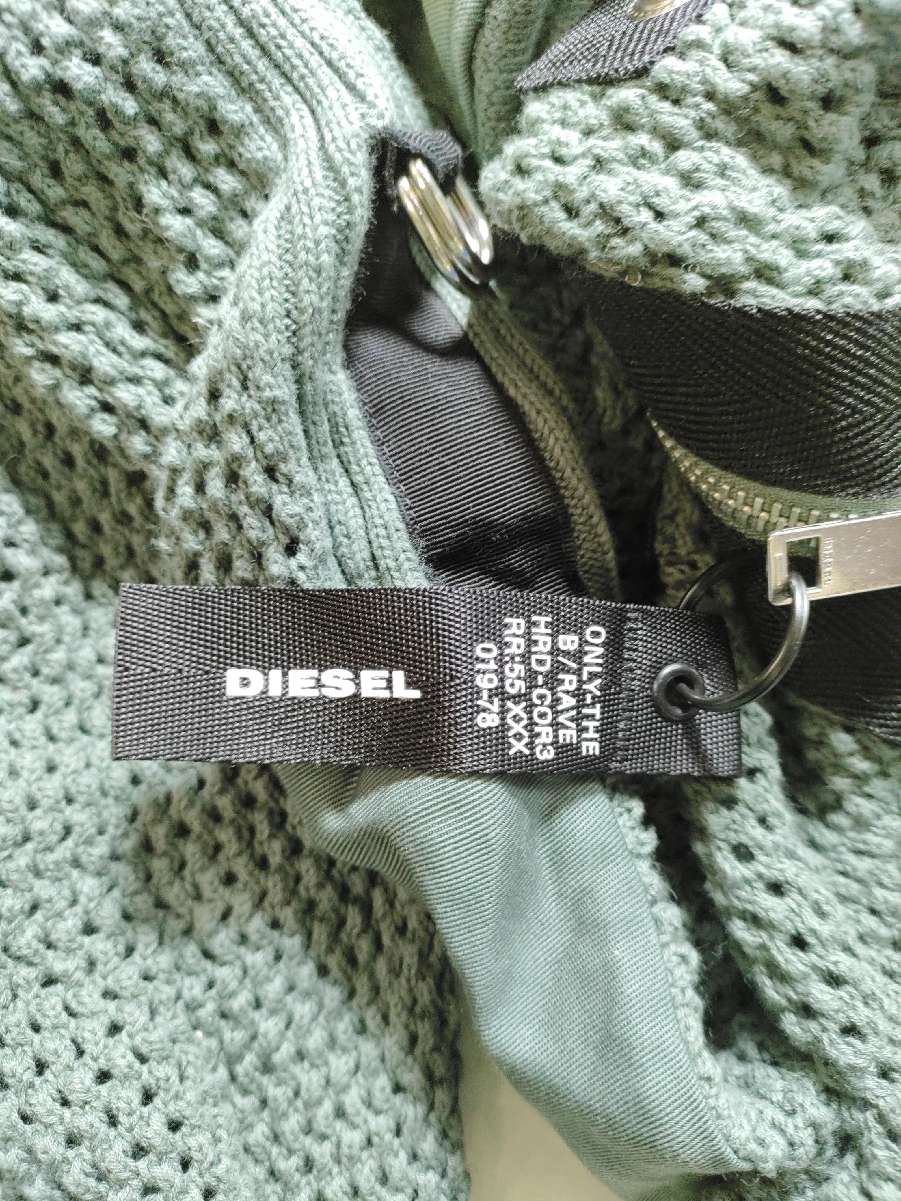 Diesel Men's Hoodie XS Green 100% Cotton Pullover - Image 5
