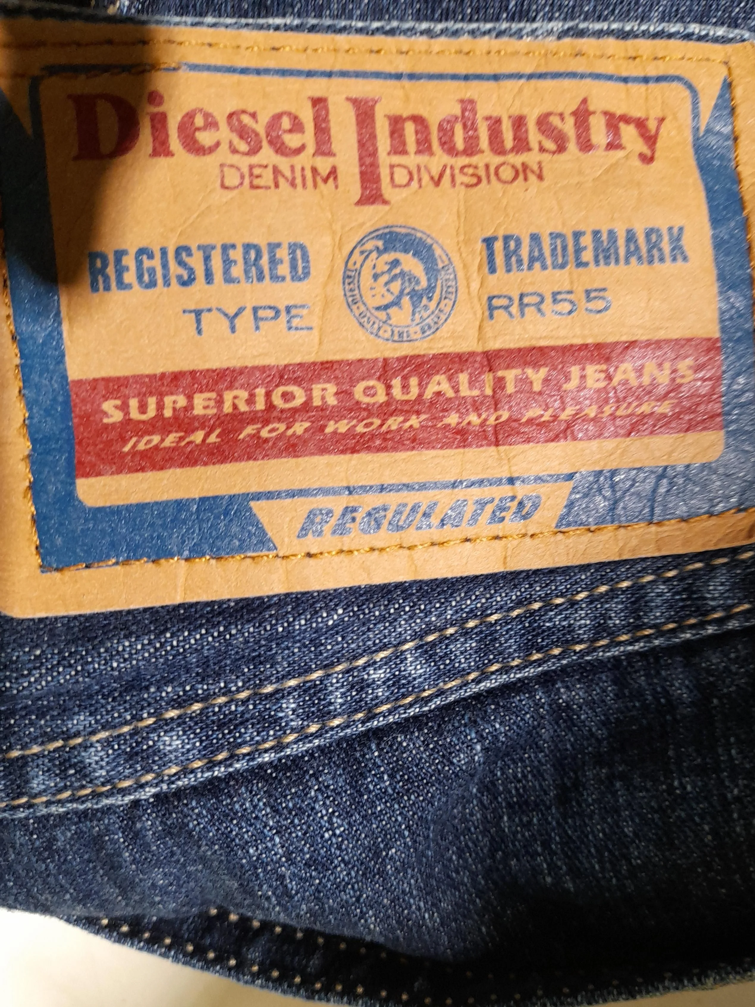 Diesel Men's Jeans M Blue 100% Cotton Straight - Image 5