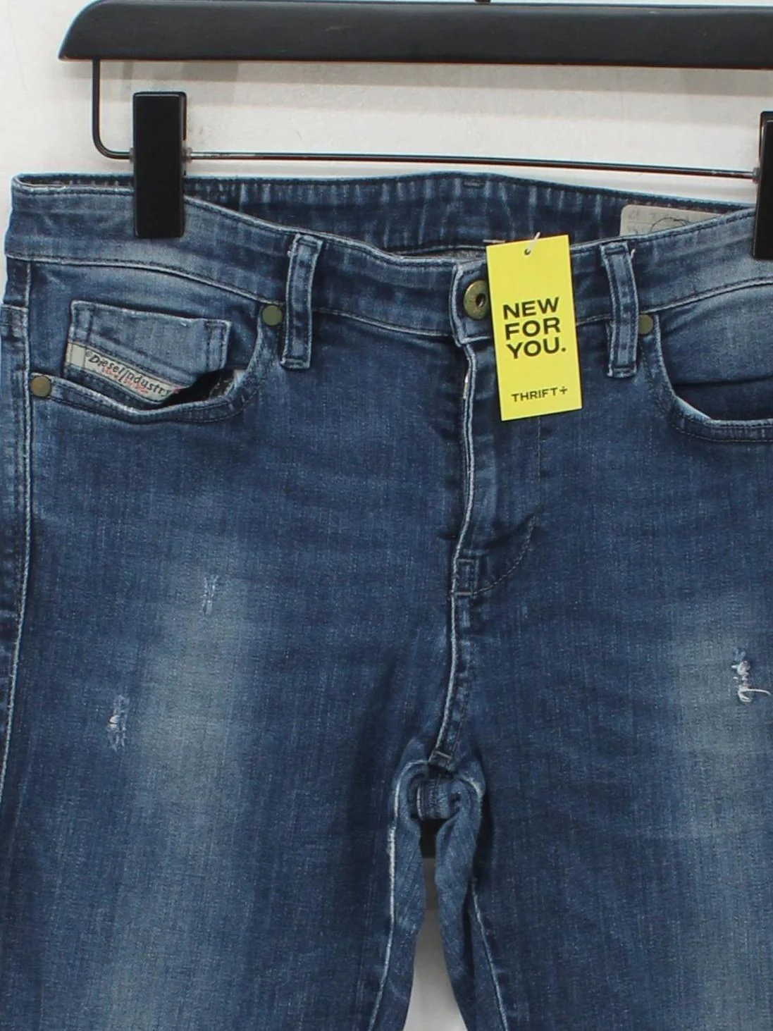 Diesel Men's Jeans M Blue Cotton with Elastane Skinny - Image 3