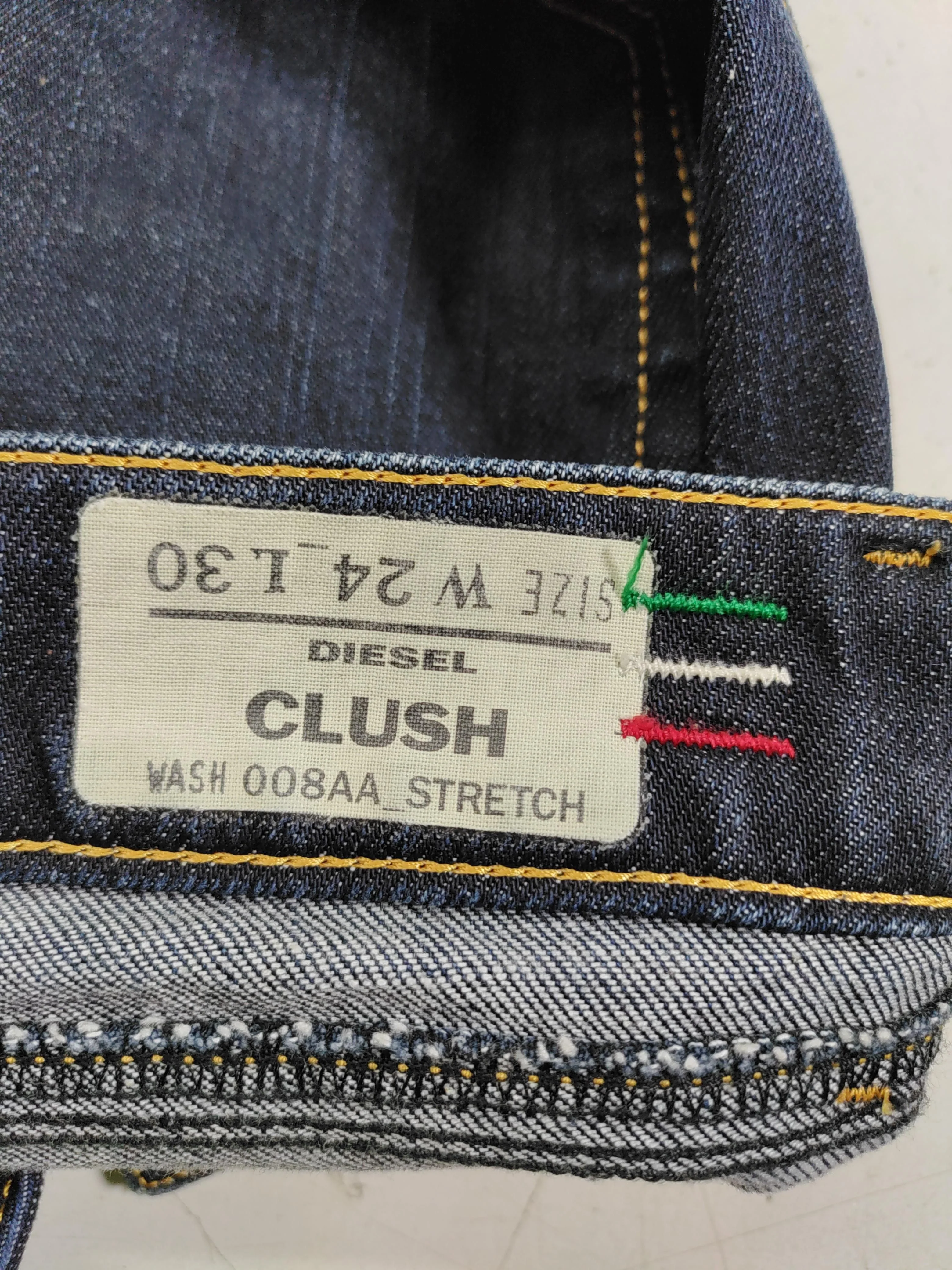 Diesel Men's Jeans W 24 in; L 30 in Blue Cotton with Elastane Skinny - Image 5